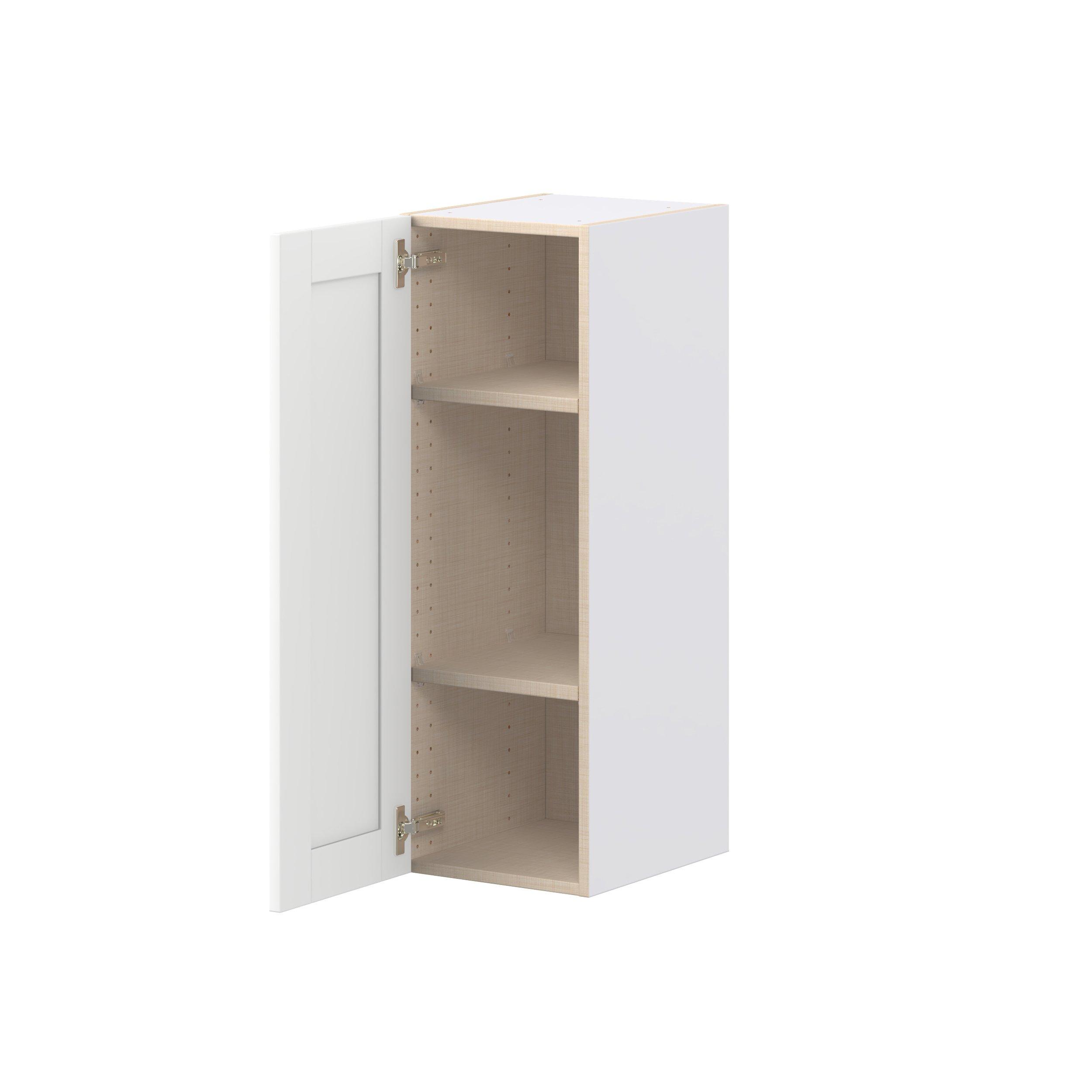 Summerhill 13 in. Bright White Door Wall Cabinet