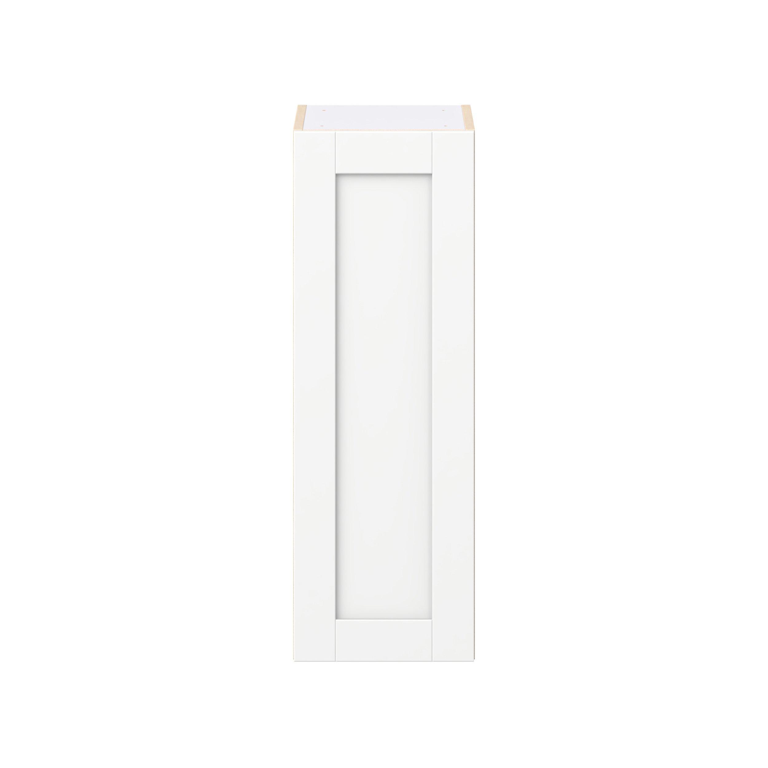 Summerhill 13 in. Bright White Door Wall Cabinet