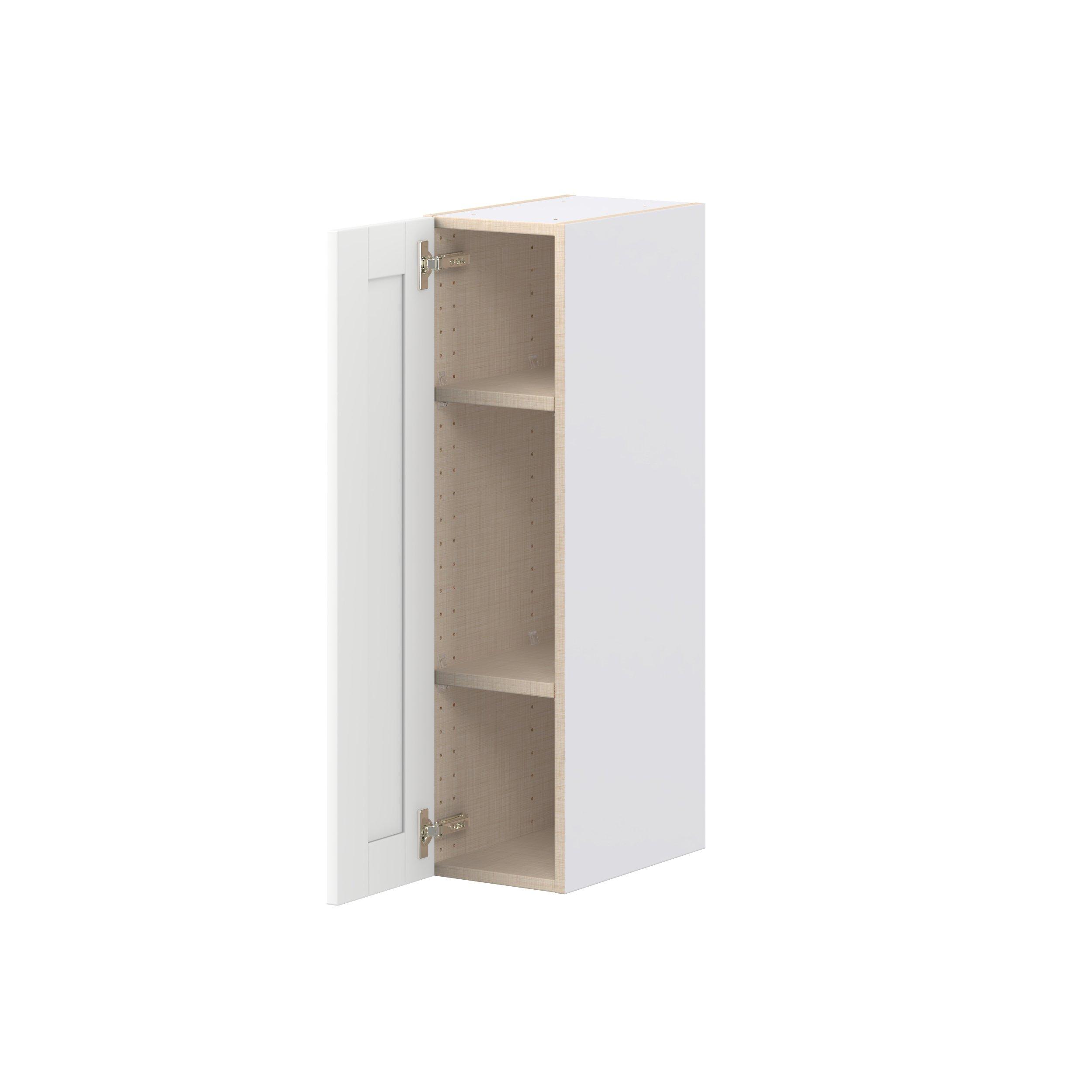 Summerhill 9 in. Bright White Door Wall Cabinet