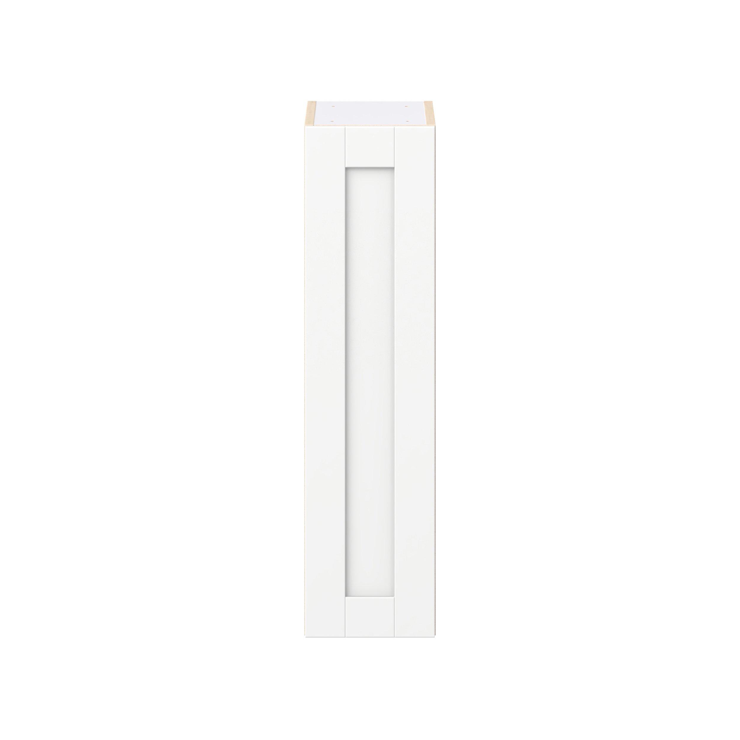 Summerhill 9 in. Bright White Door Wall Cabinet