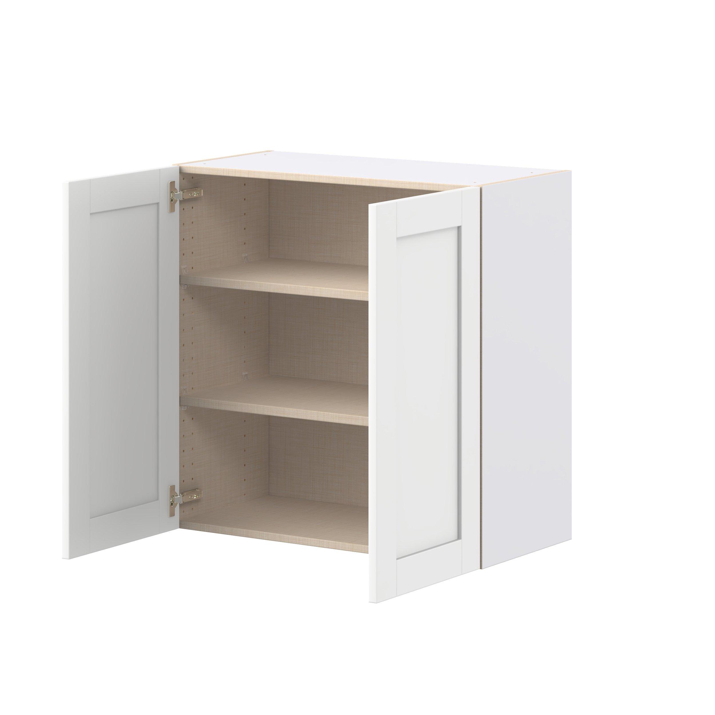 Summerhill 30 in. Bright White Door Wall Cabinet