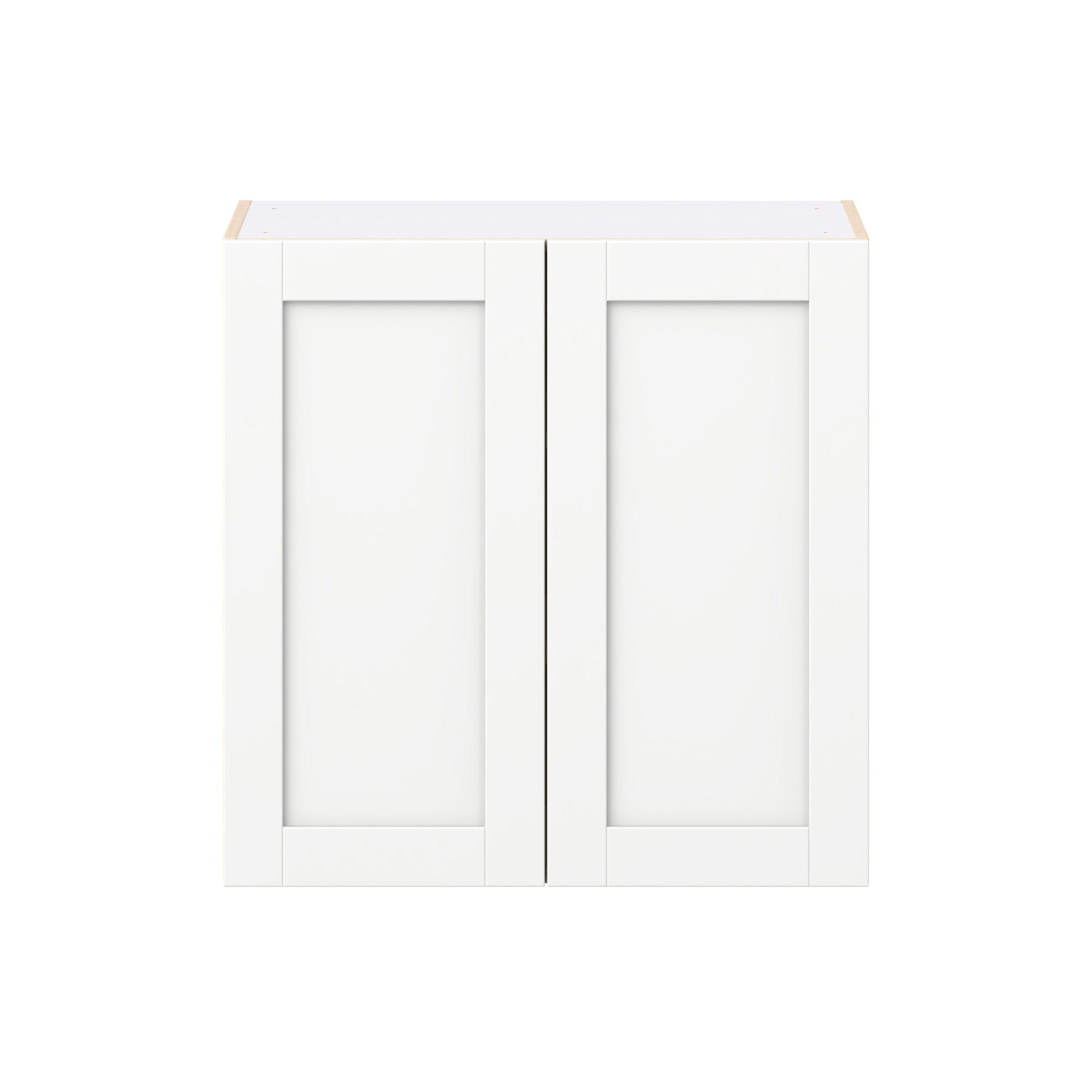 Summerhill 30 in. Bright White Door Wall Cabinet