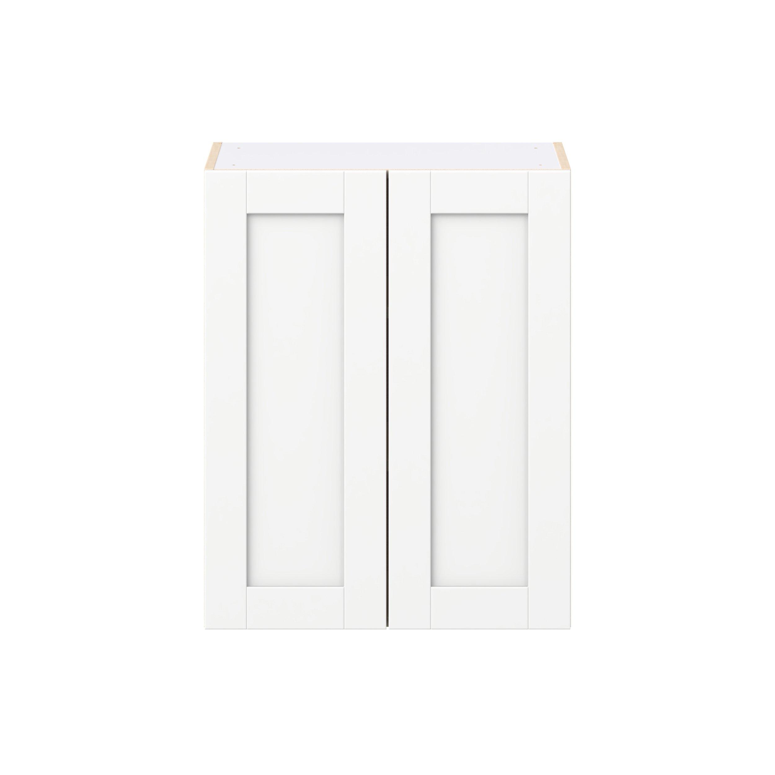 Summerhill 24 in. Bright White Door Wall Cabinet