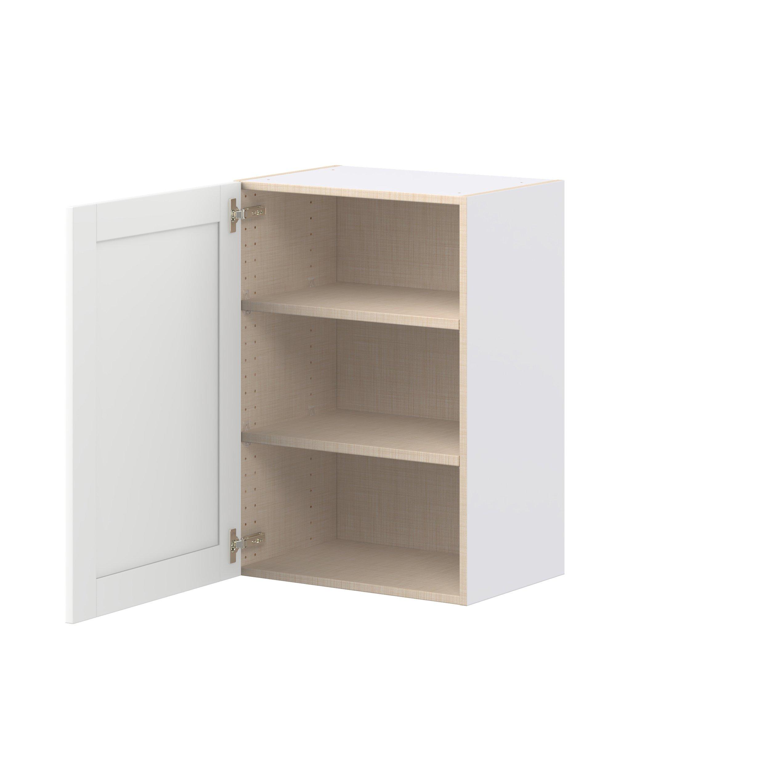 Summerhill 21 in. Bright White Door Wall Cabinet
