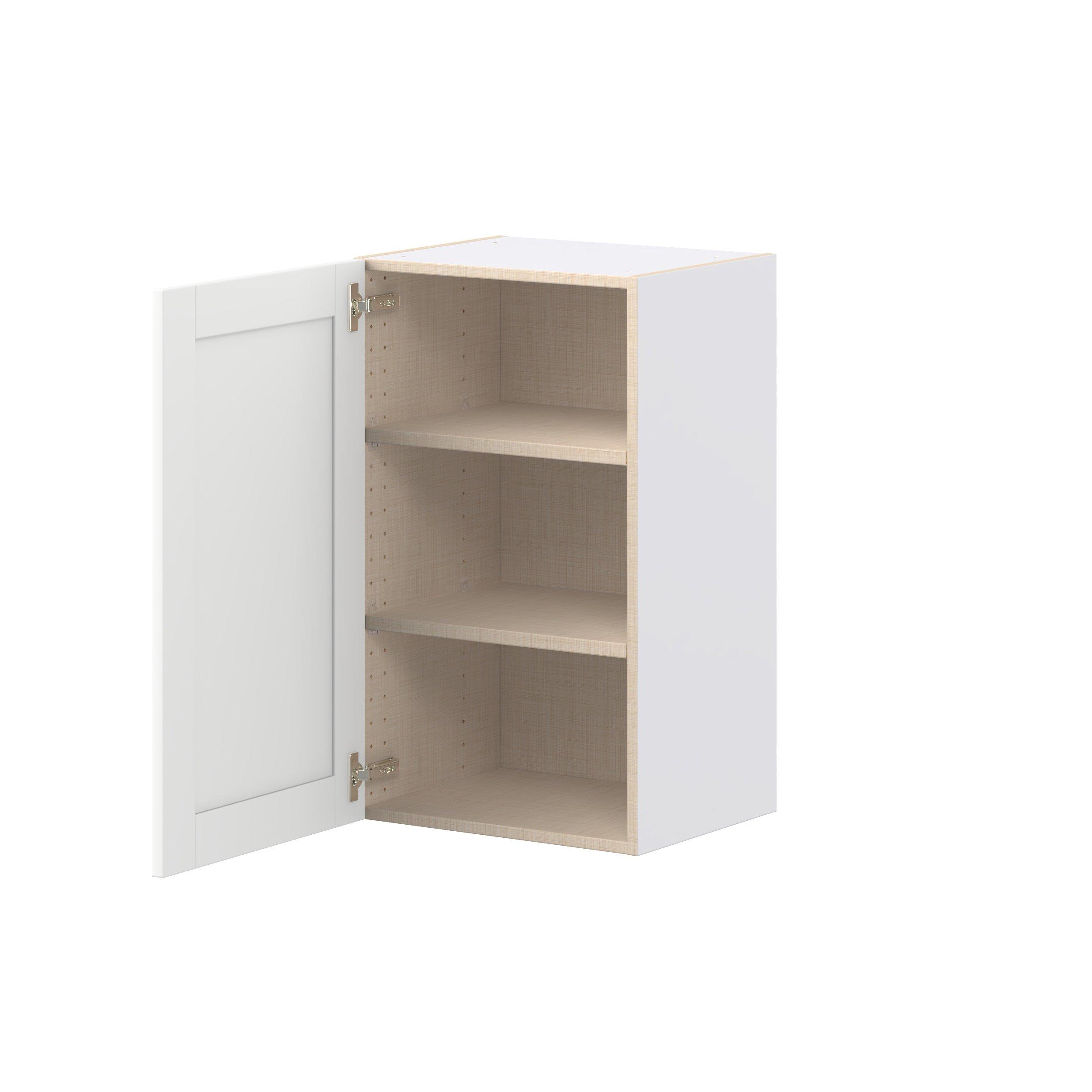 Summerhill 18 in. Bright White Door Wall Cabinet