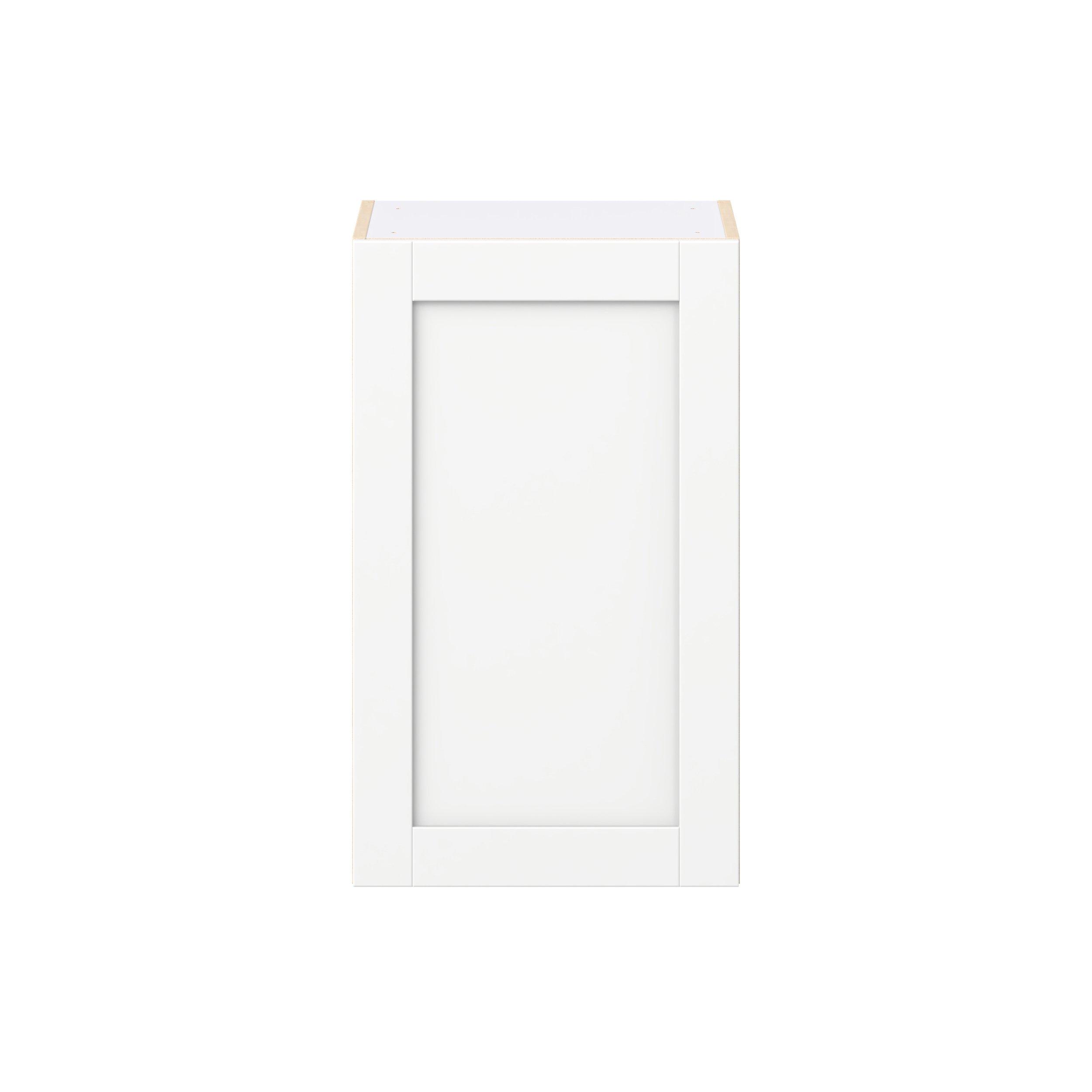 Summerhill 18 in. Bright White Door Wall Cabinet