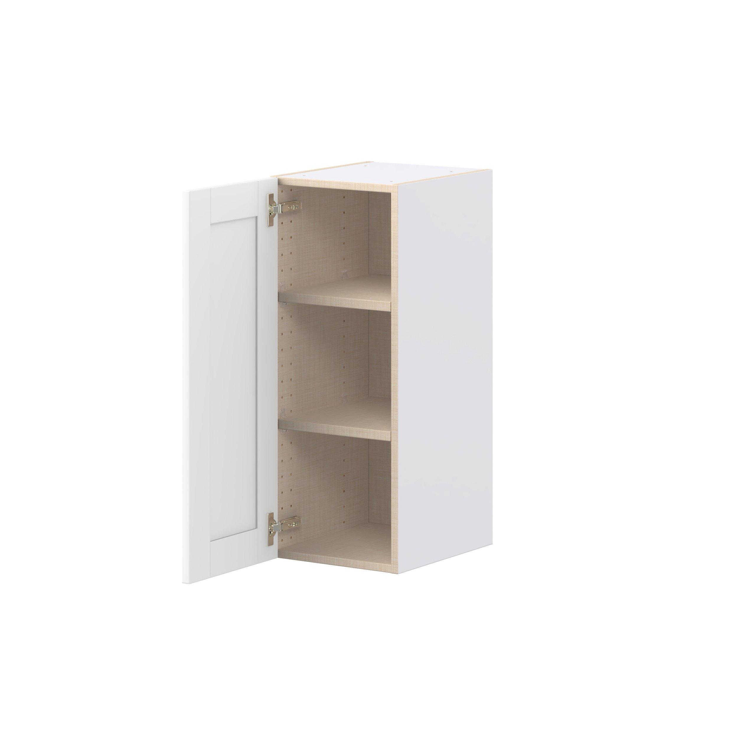 Summerhill 12 in. Bright White Door Wall Cabinet