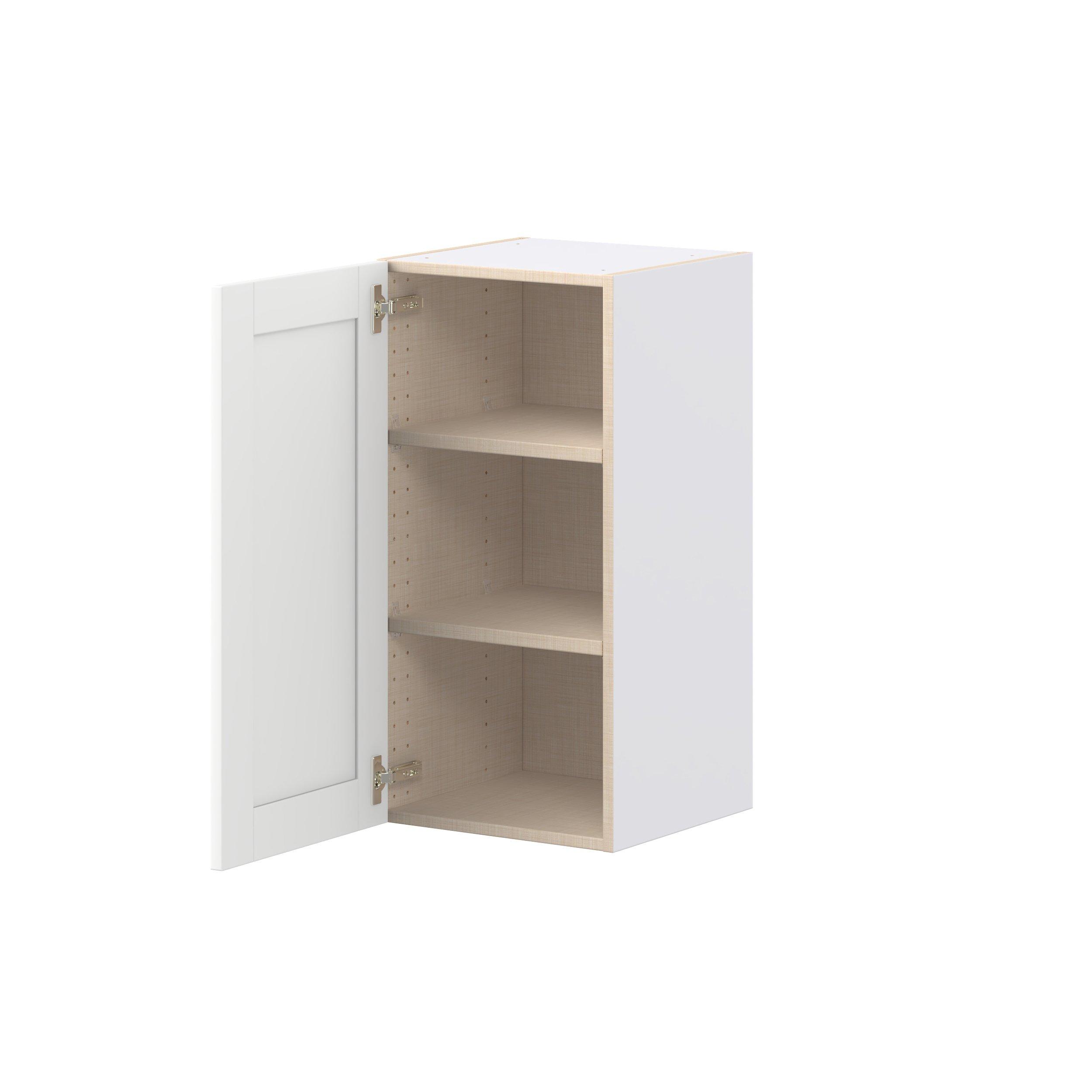 Summerhill 15 in. Bright White Door Wall Cabinet