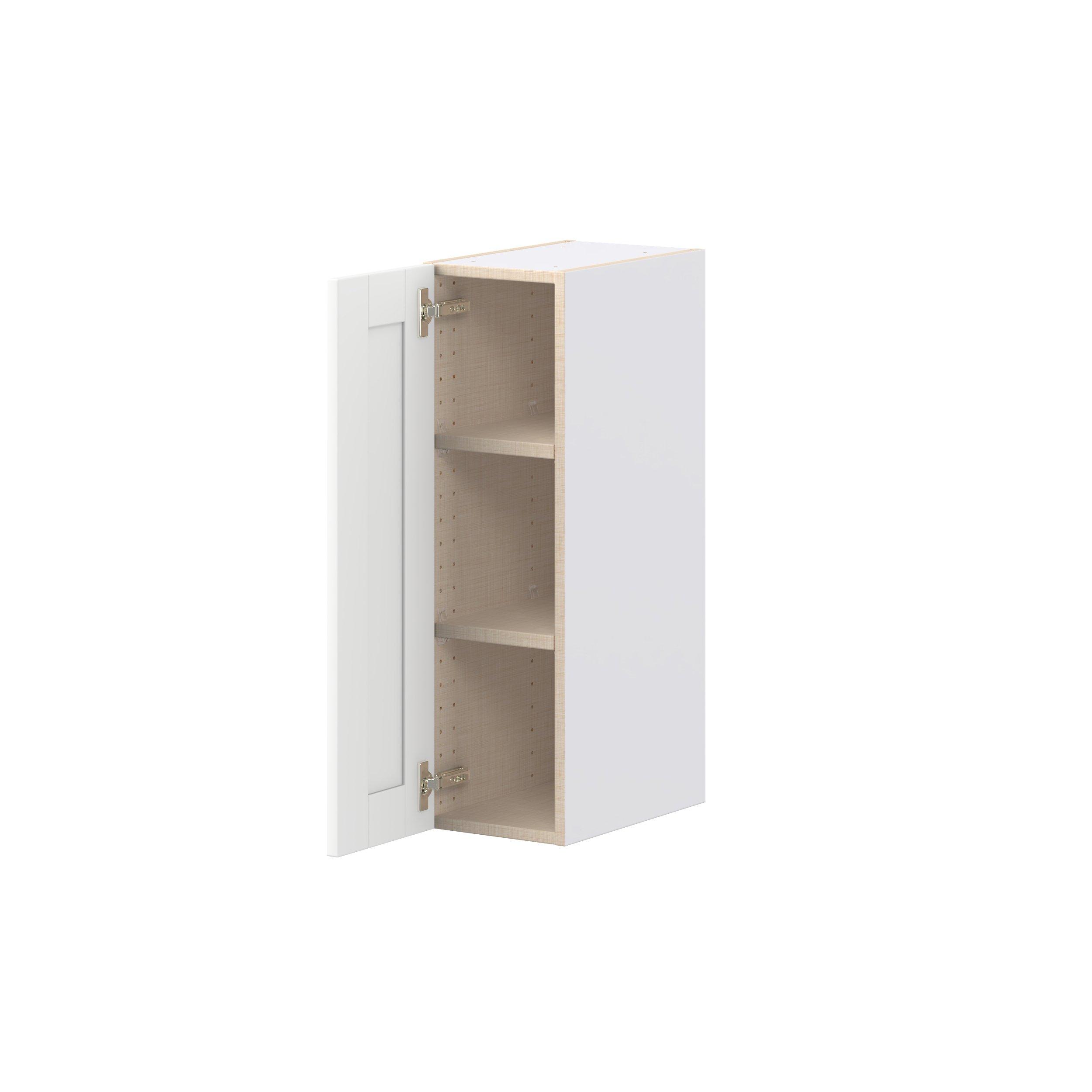 Summerhill 9 in. Bright White Door Wall Cabinet