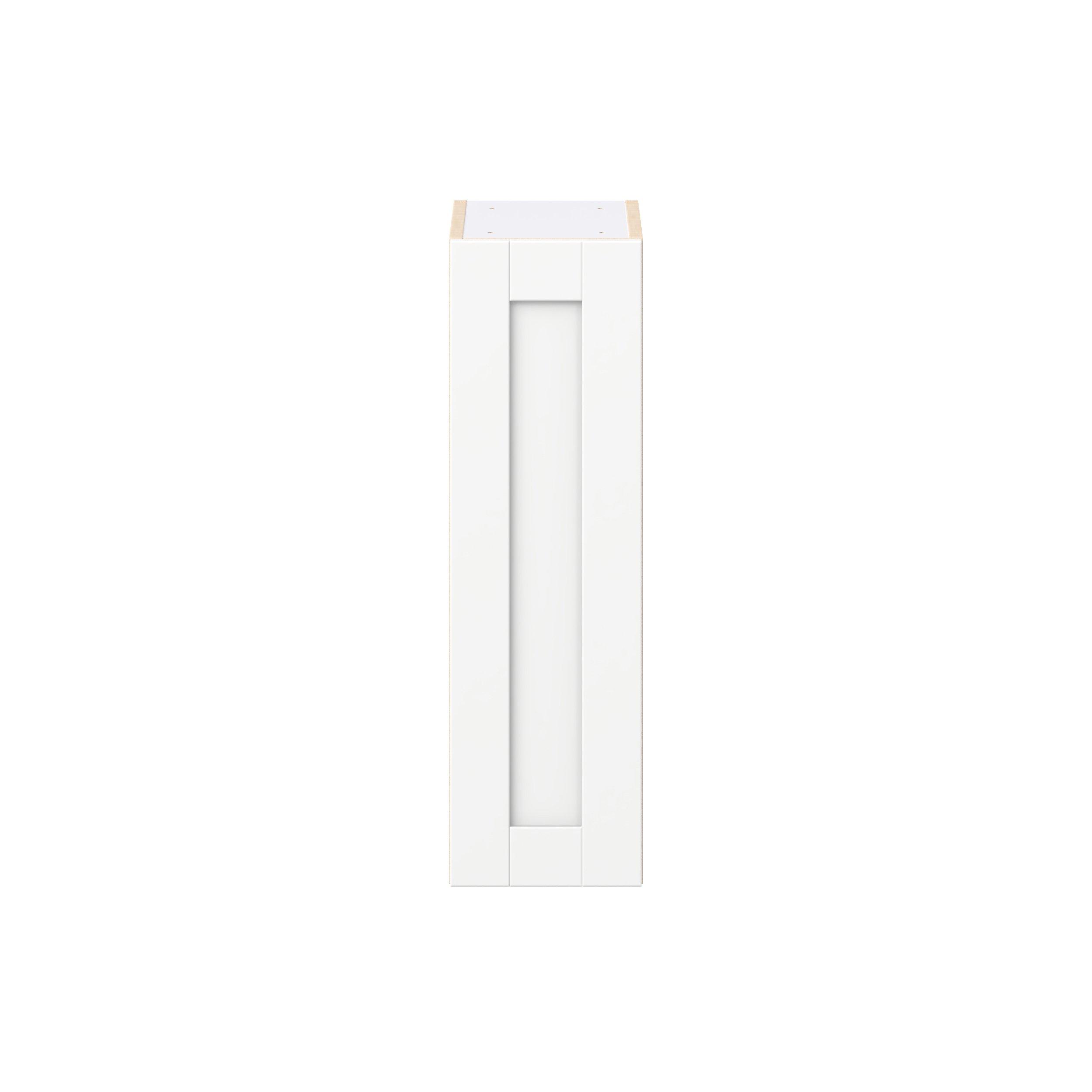 Summerhill 9 in. Bright White Door Wall Cabinet