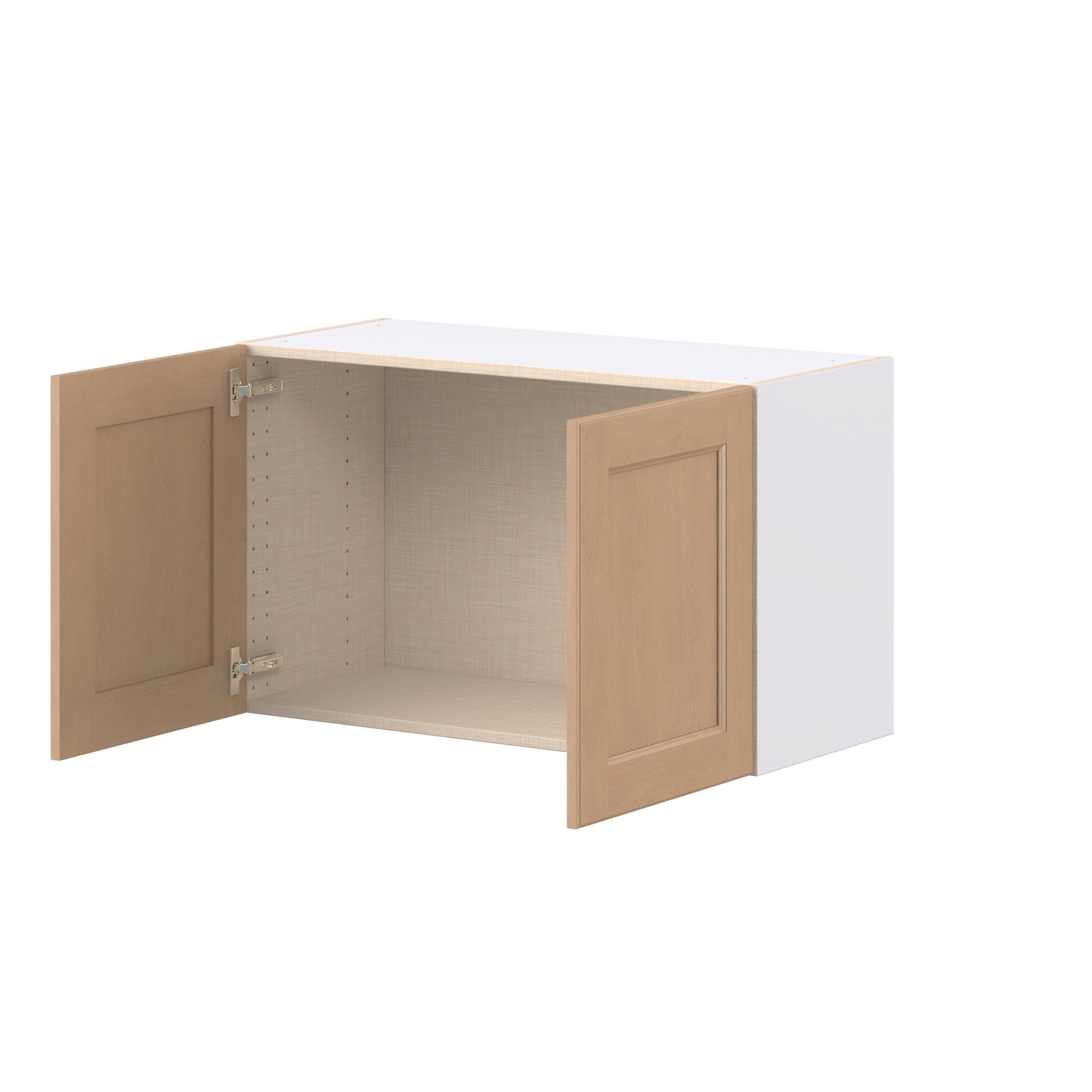 Sugarhill 33 in. Stained Sugar Cookie Bridge Wall Cabinet