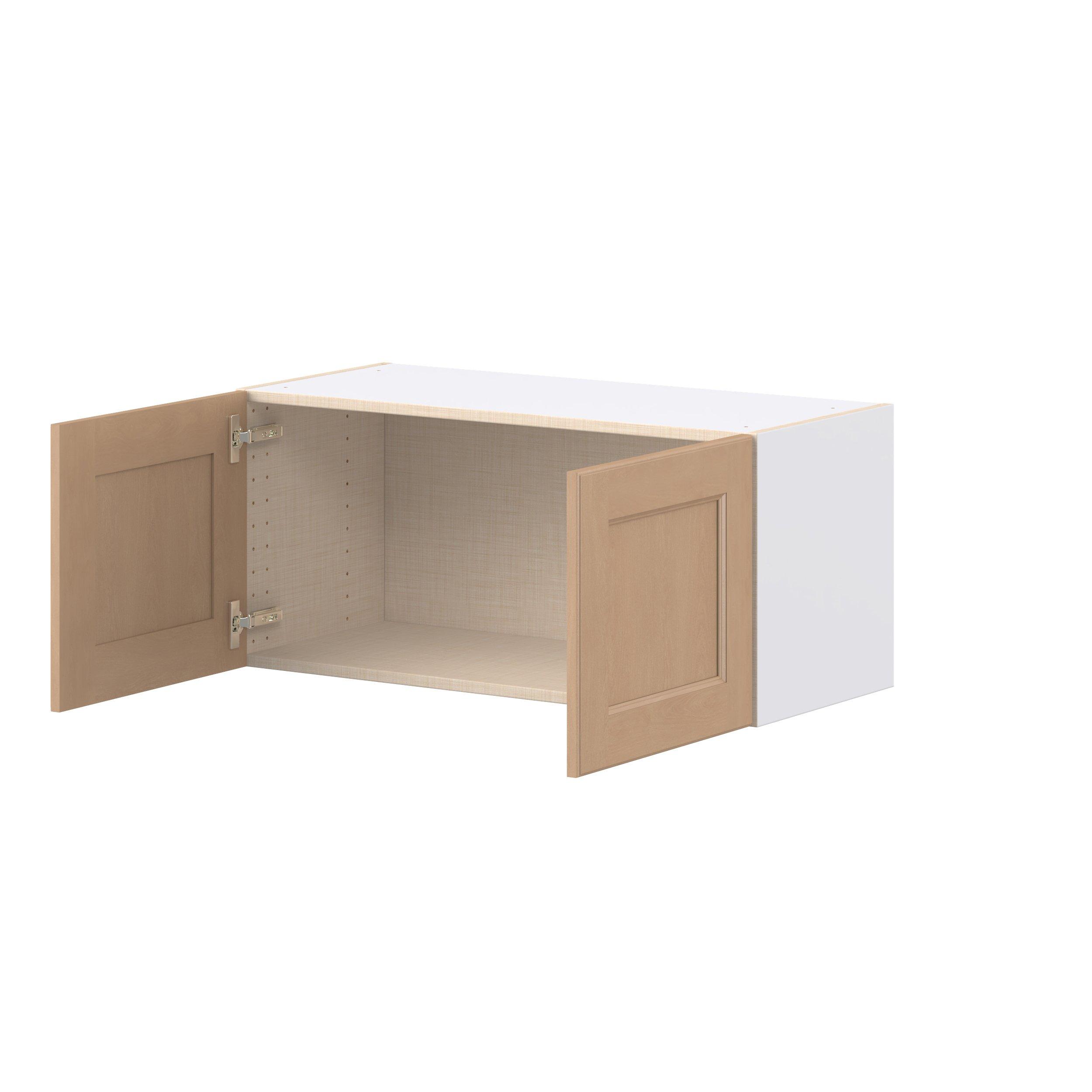 Sugarhill 33 in. Stained Sugar Cookie Bridge Wall Cabinet
