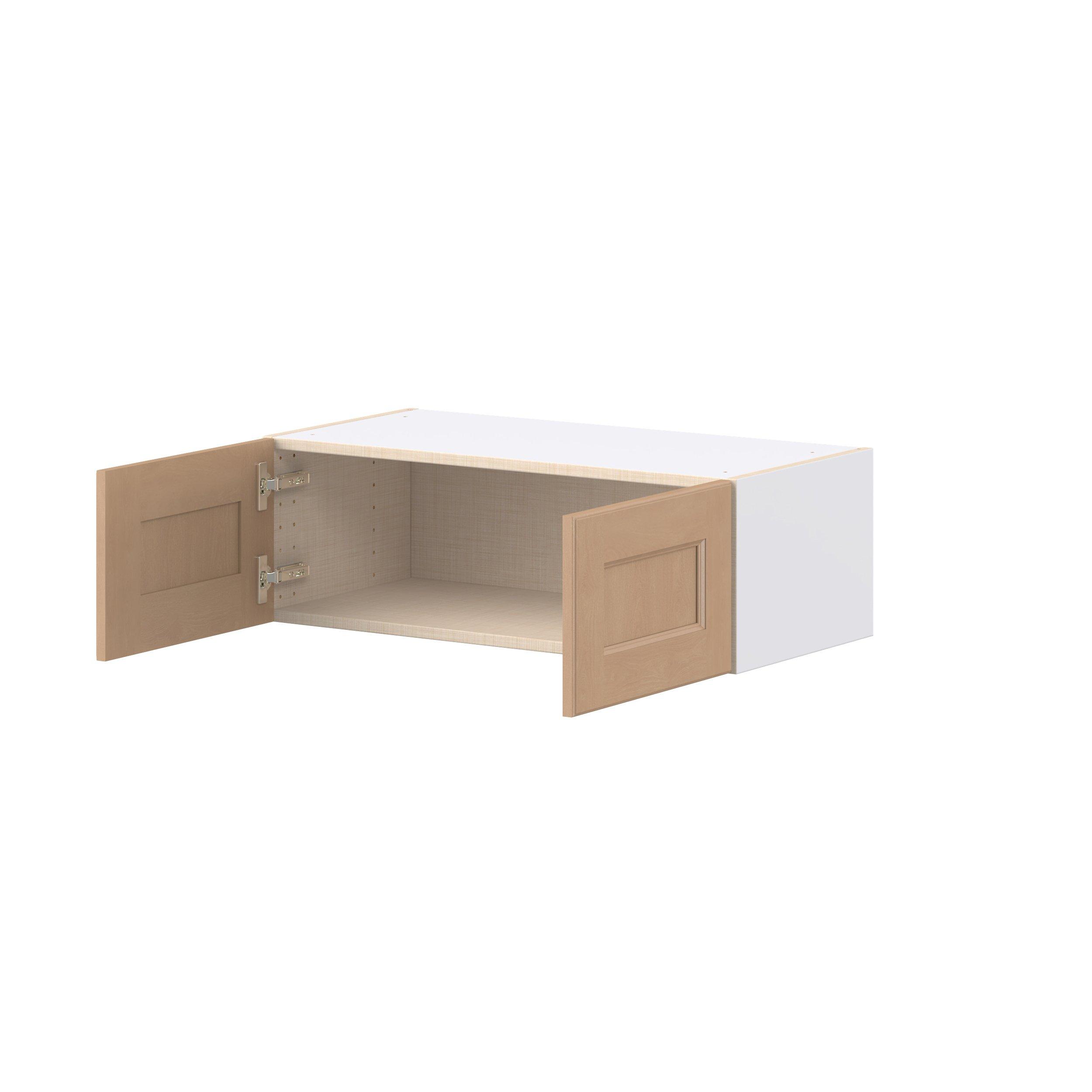 Sugarhill 30 in. Stained Sugar Cookie Bridge Wall Cabinet