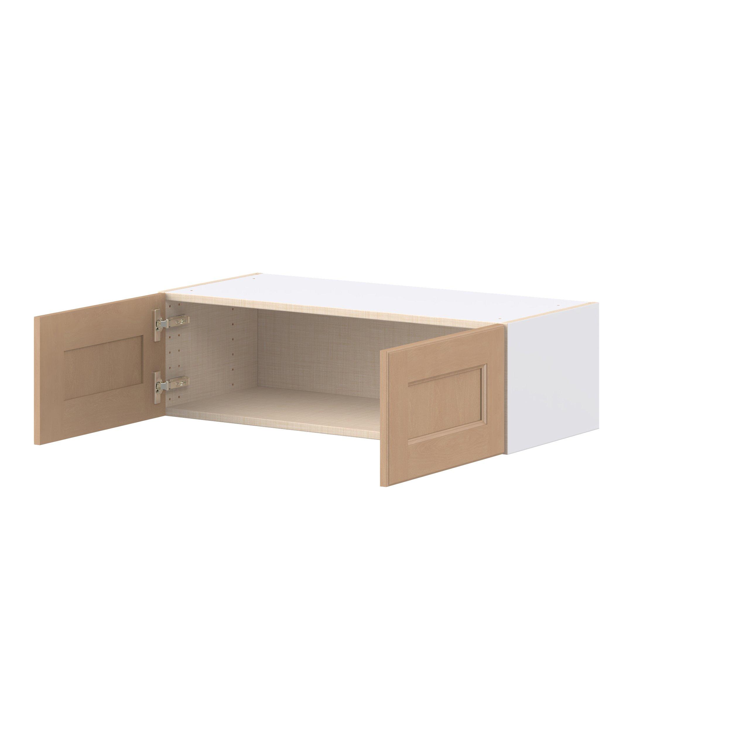 Sugarhill 33 in. Stained Sugar Cookie Bridge Wall Cabinet