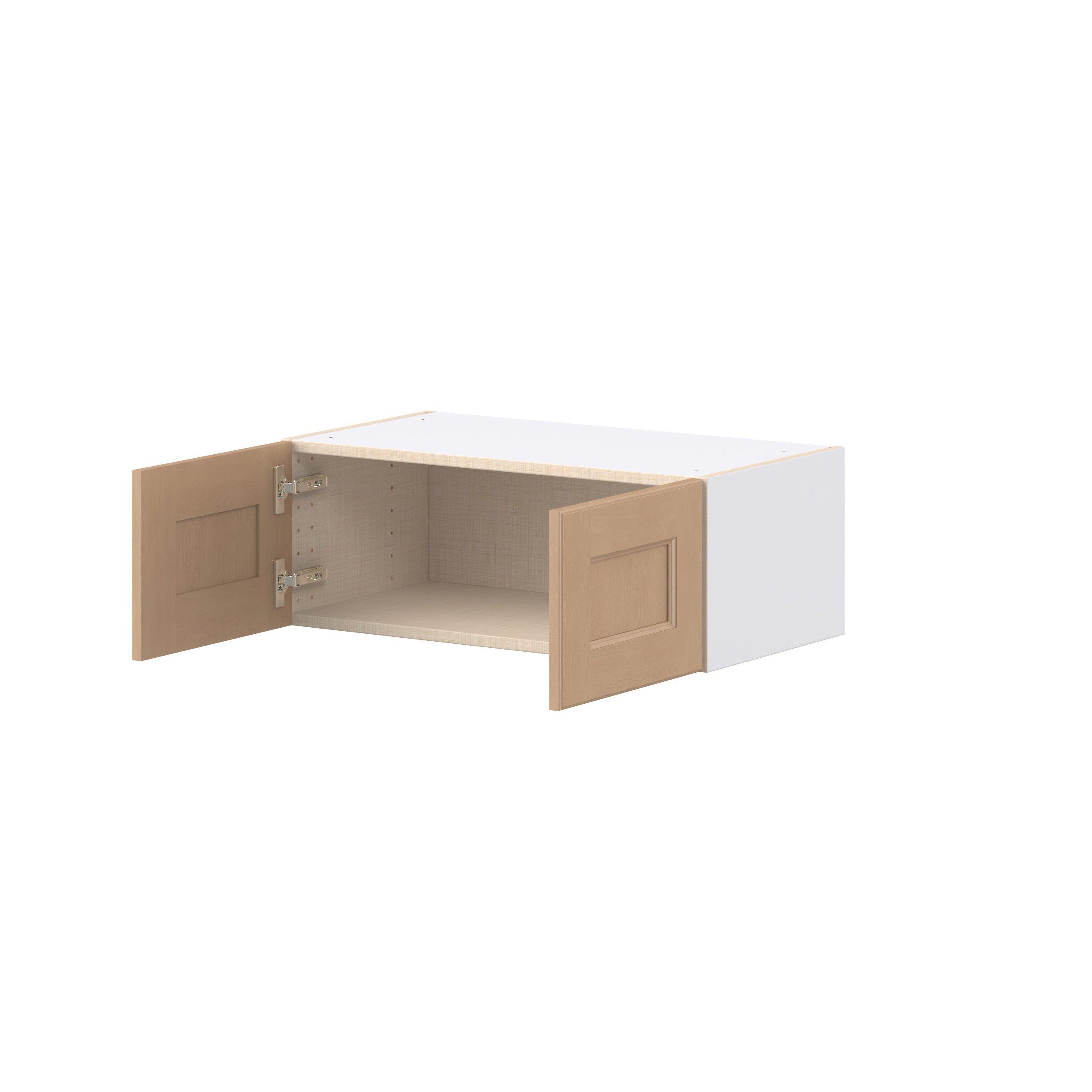 Sugarhill 27 in. Stained Sugar Cookie Bridge Wall Cabinet