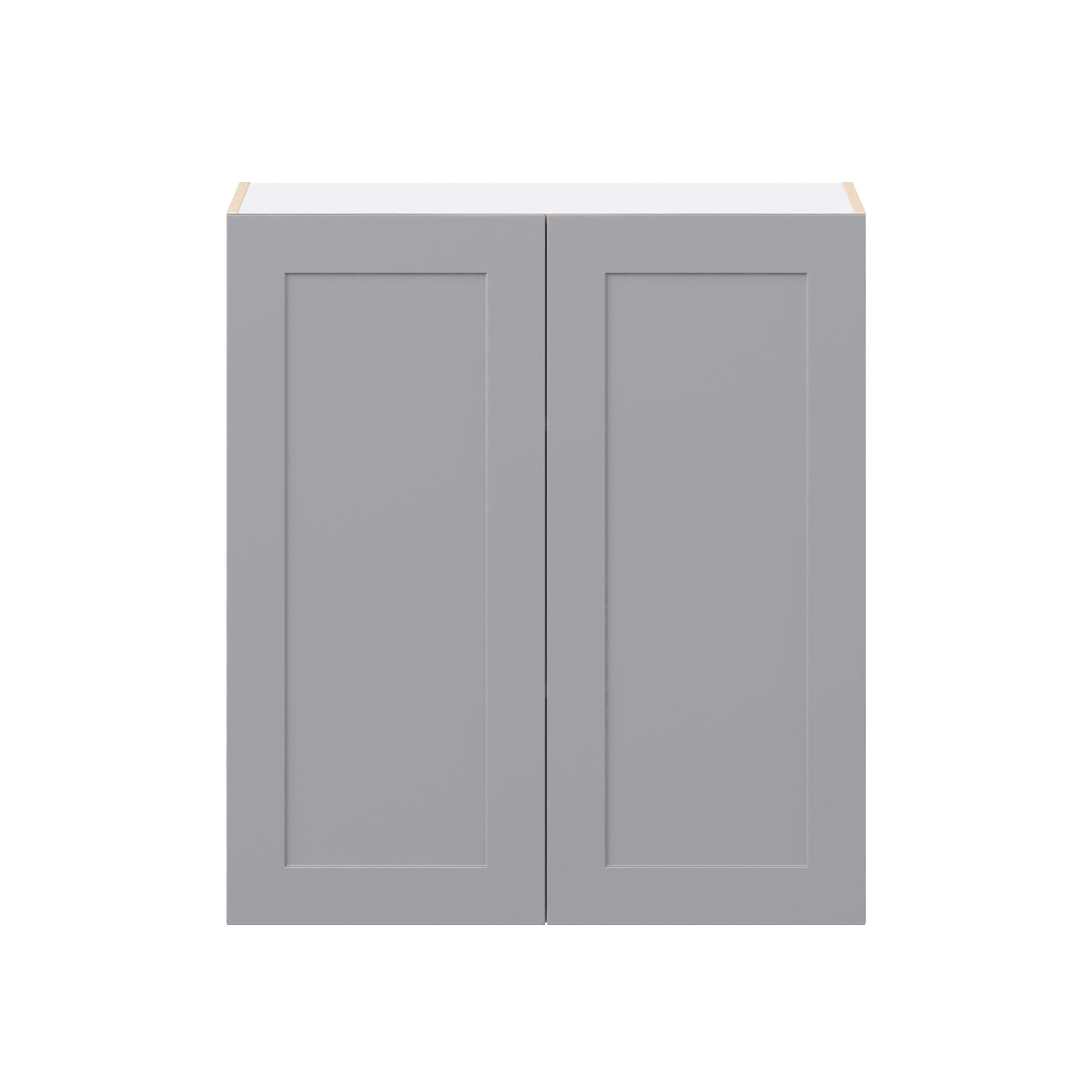 Candler 36 in. Painted Slate Gray Door Wall Cabinet
