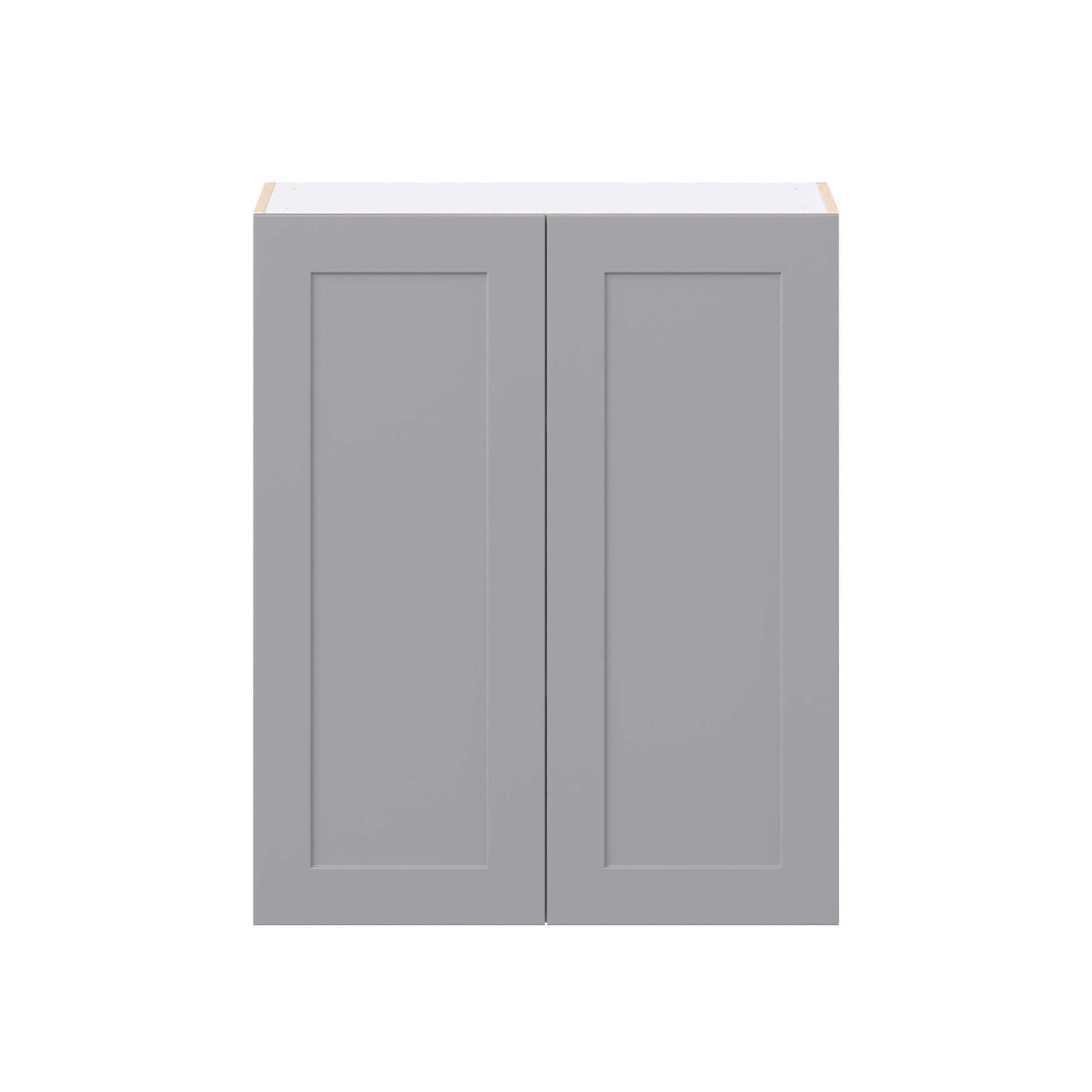 Candler 33 in. Painted Slate Gray Door Wall Cabinet