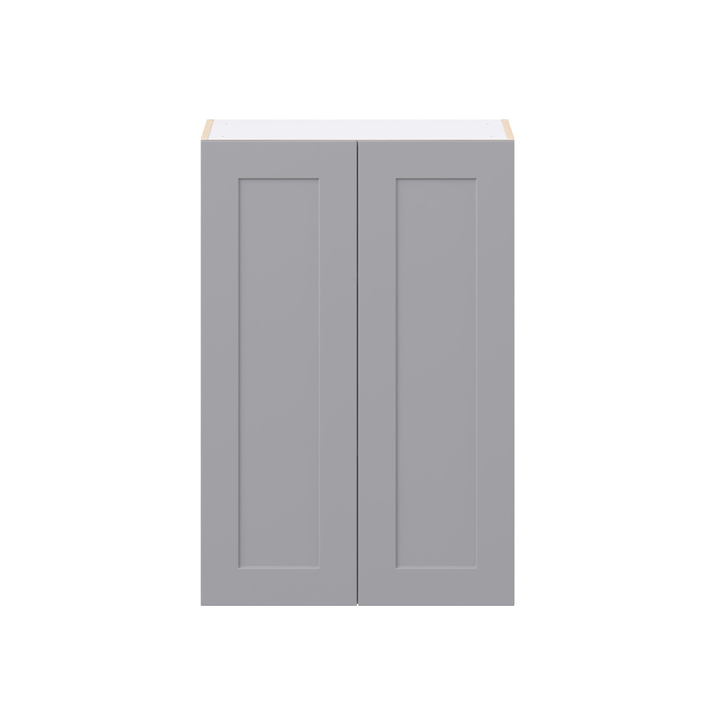 Candler 27 in. Painted Slate Gray Door Wall Cabinet