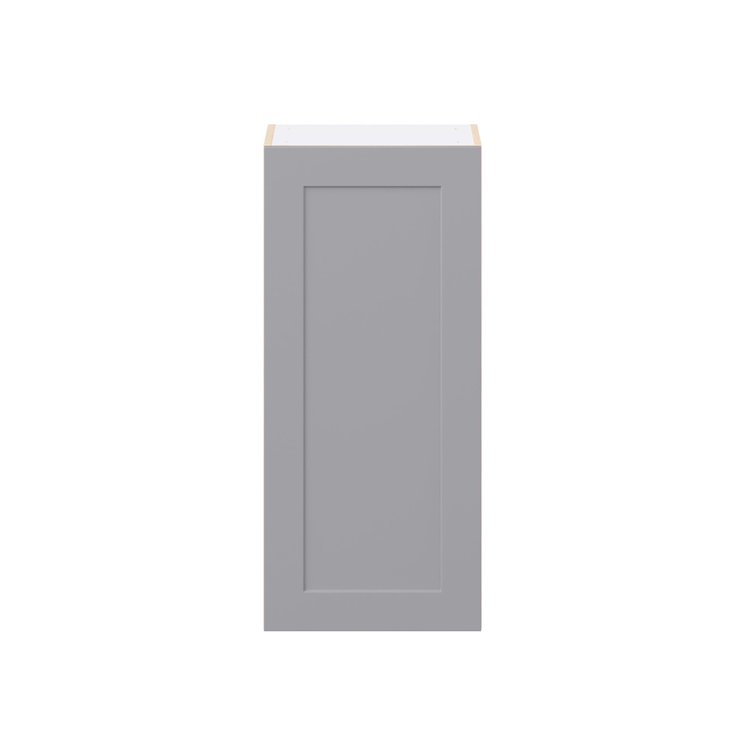 Candler 18 in. Painted Slate Gray Door Wall Cabinet