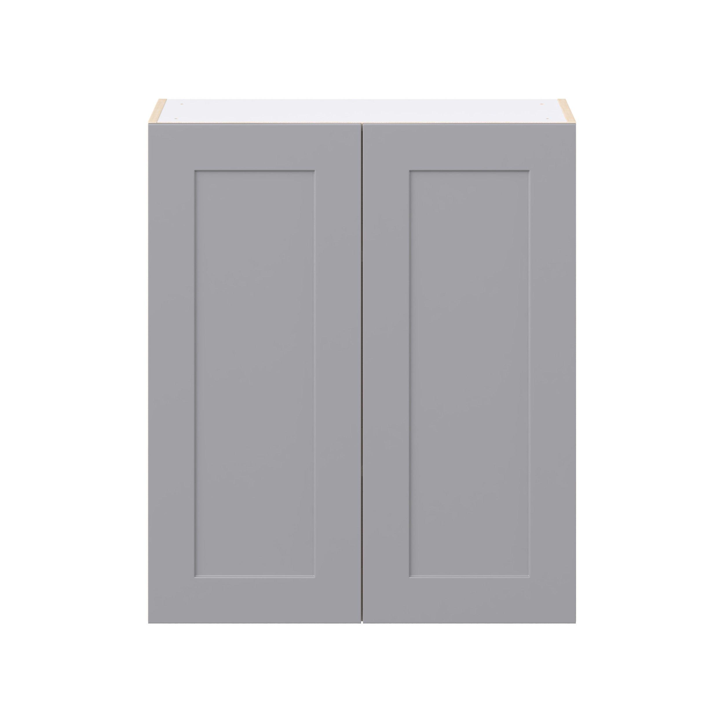 Candler 30 in. Painted Slate Gray Door Wall Cabinet