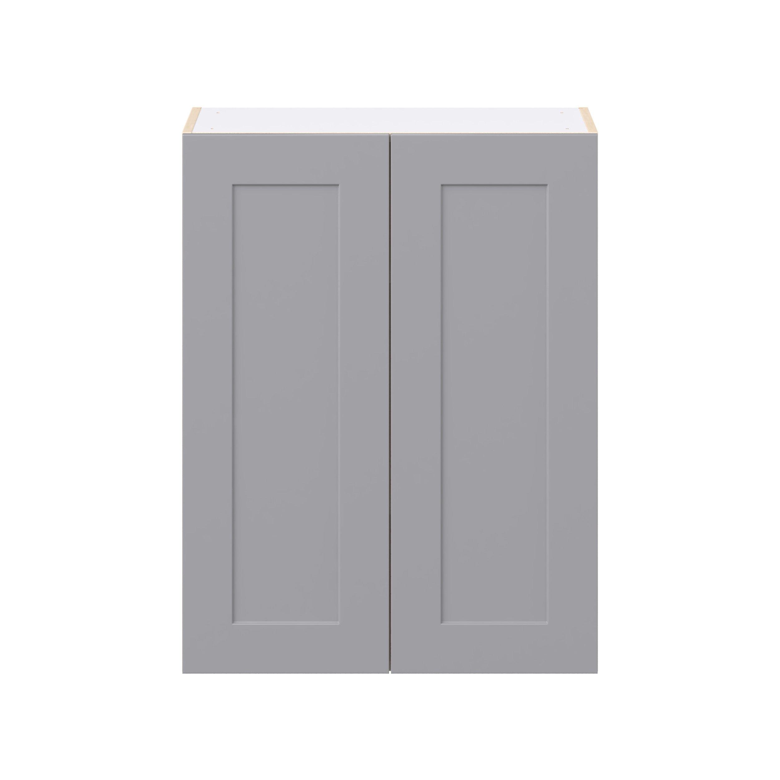 Candler 27 in. Painted Slate Gray Door Wall Cabinet