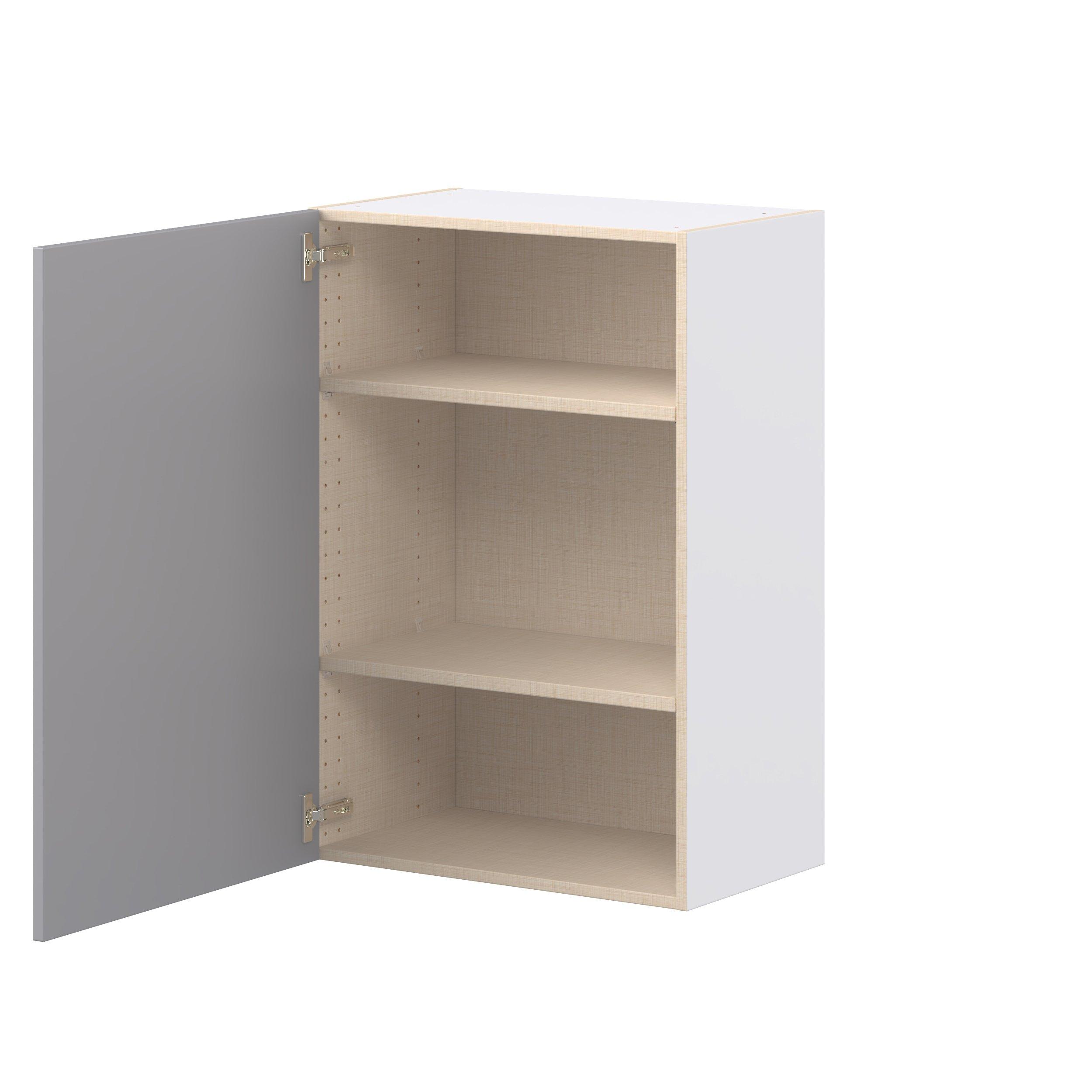 Candler 24 in. Painted Slate Gray Door Wall Cabinet