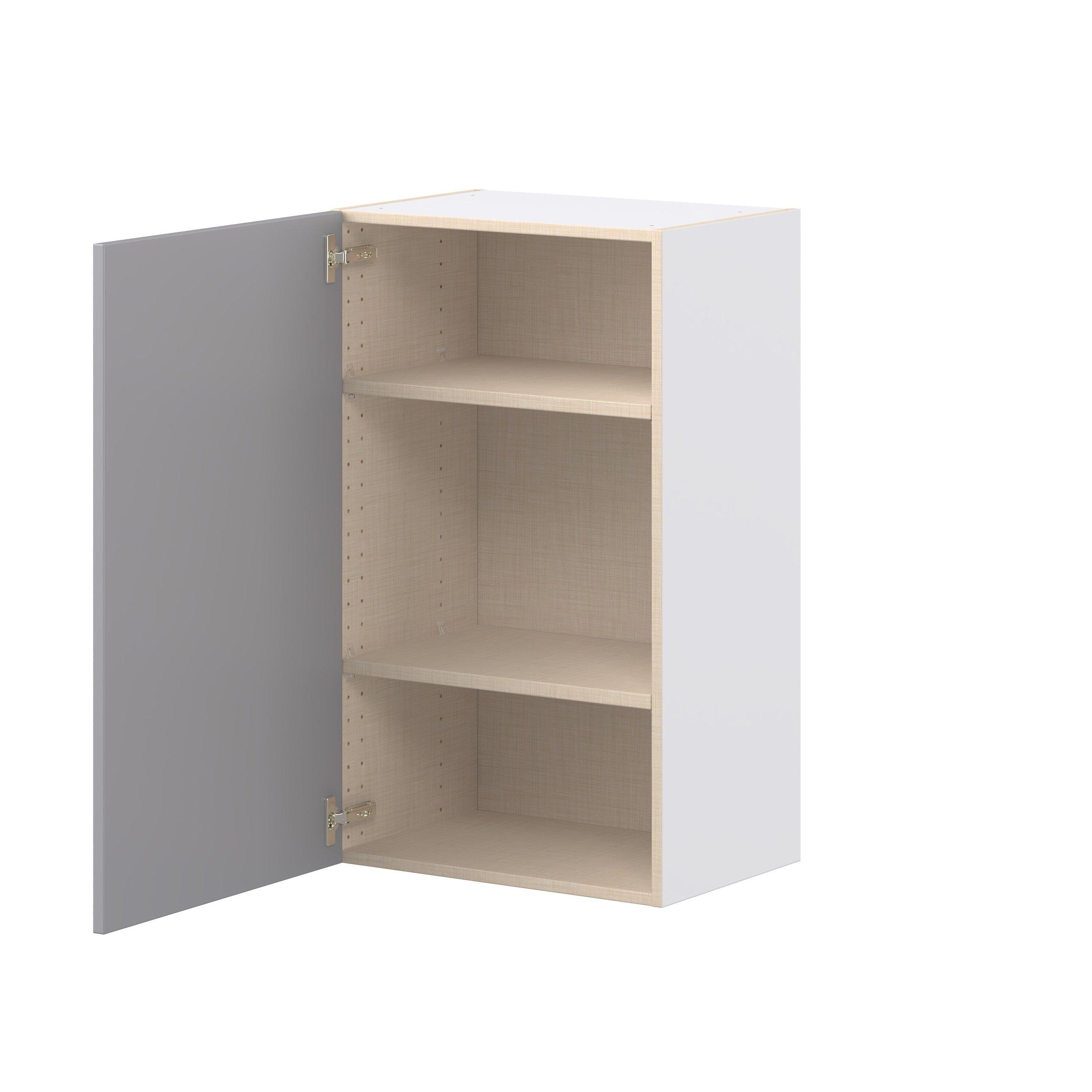 Candler 21 in. Painted Slate Gray Door Wall Cabinet