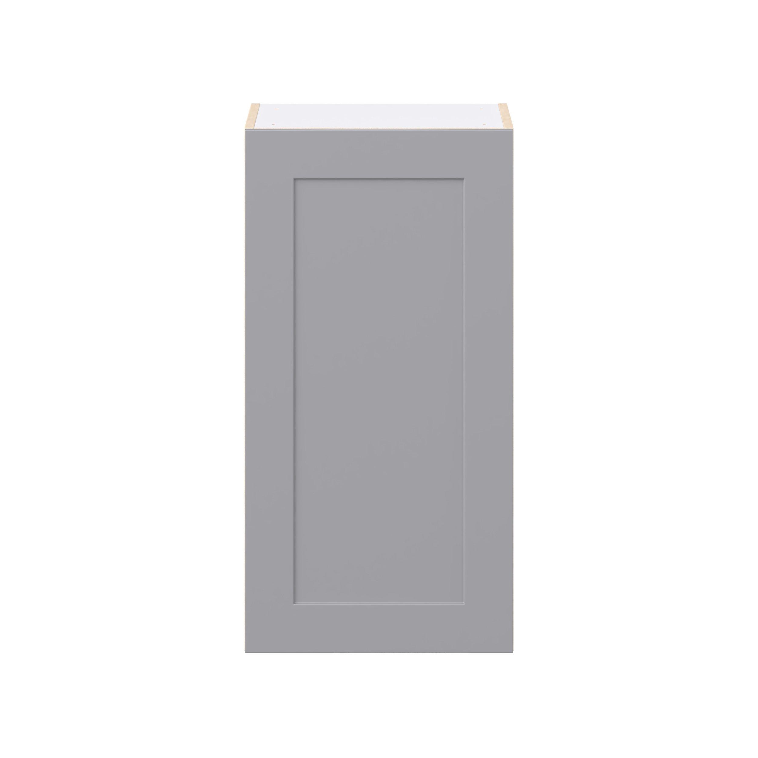 Candler 18 in. Painted Slate Gray Door Wall Cabinet