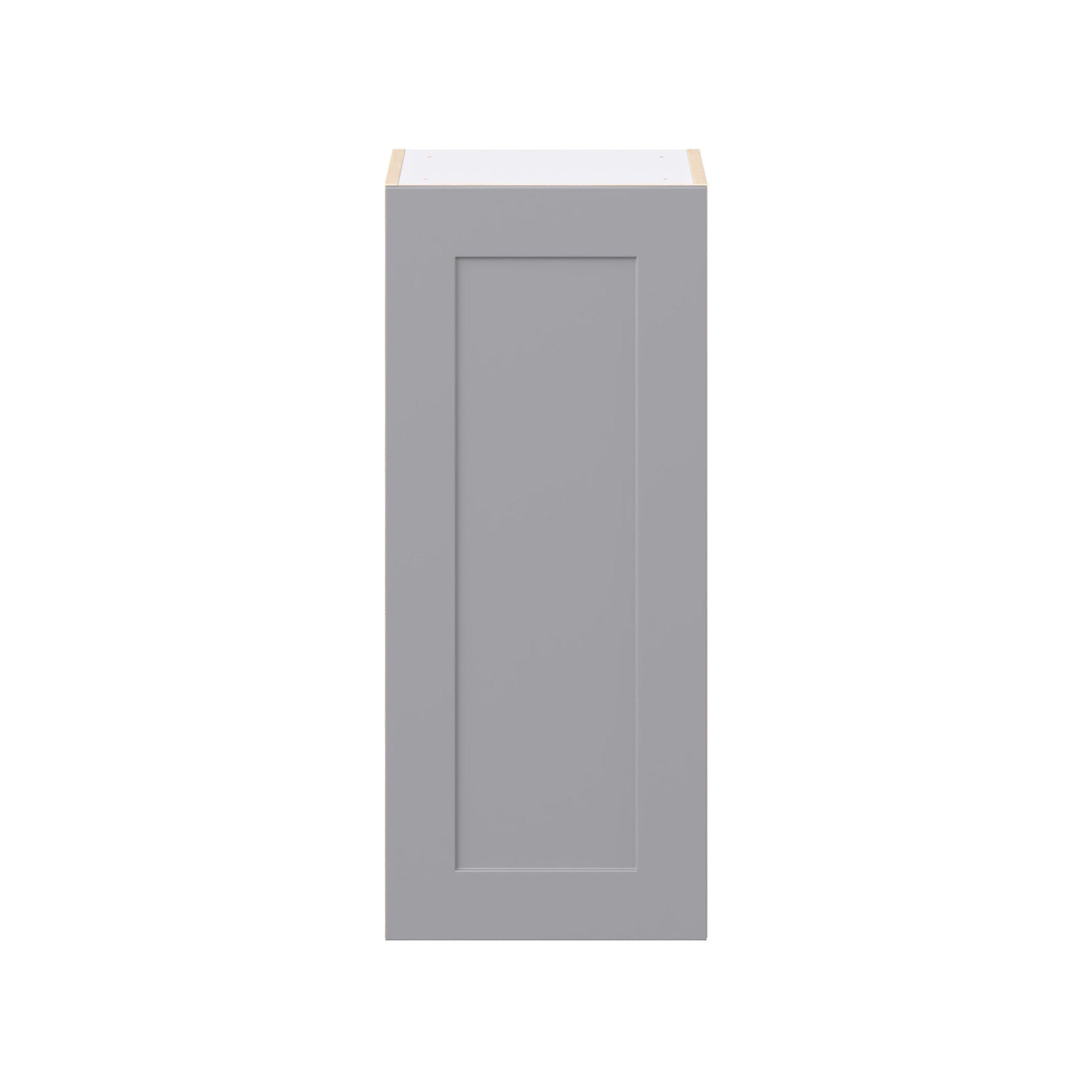 Candler 15 in. Painted Slate Gray Door Wall Cabinet