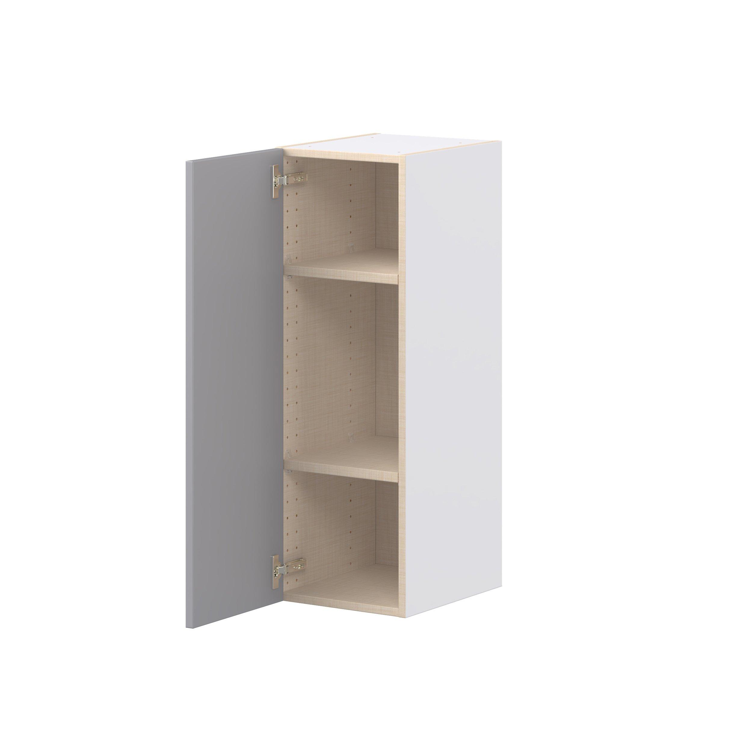 Candler 13 in. Painted Slate Gray Door Wall Cabinet