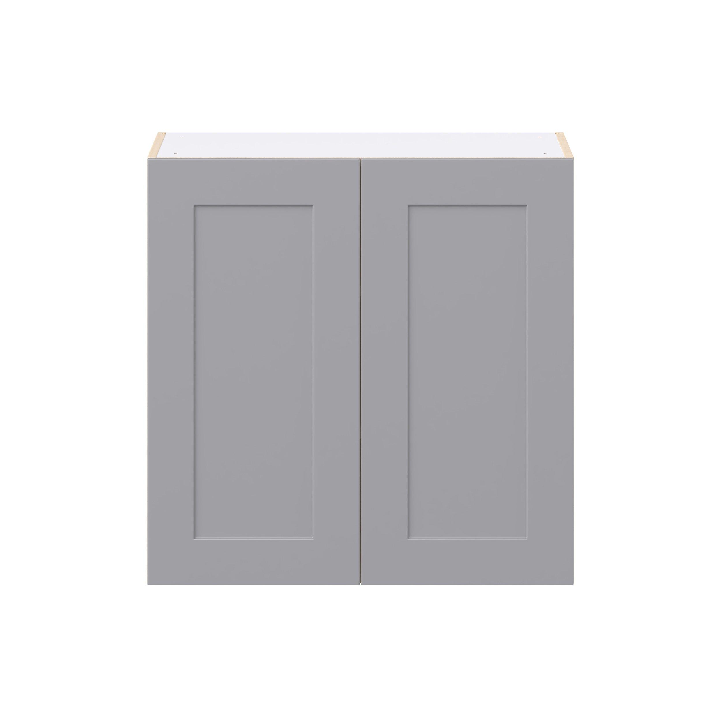 Candler 30 in. Painted Slate Gray Door Wall Cabinet