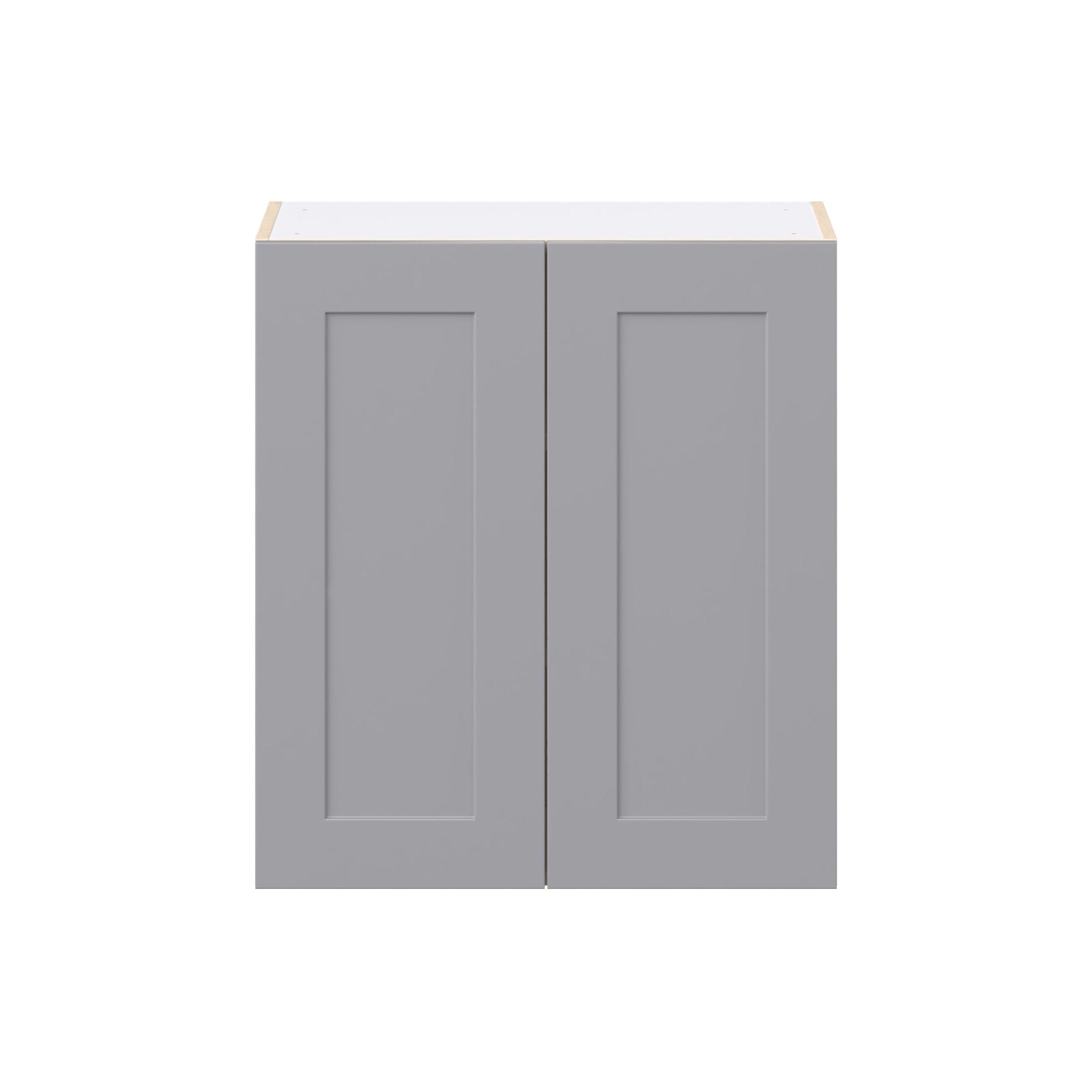 Candler 12 in. Painted Slate Gray Door Wall Cabinet