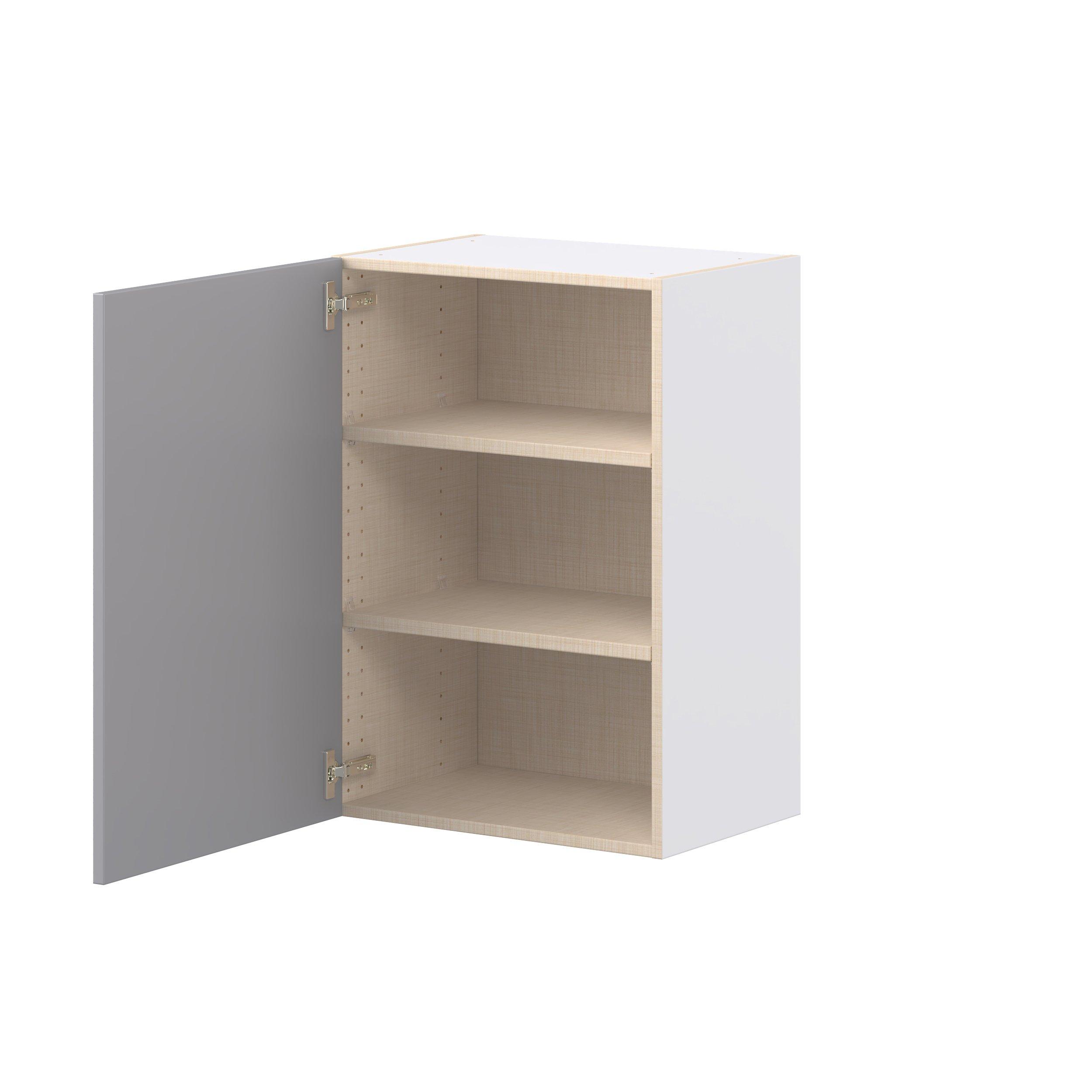 Candler 21 in. Painted Slate Gray Door Wall Cabinet