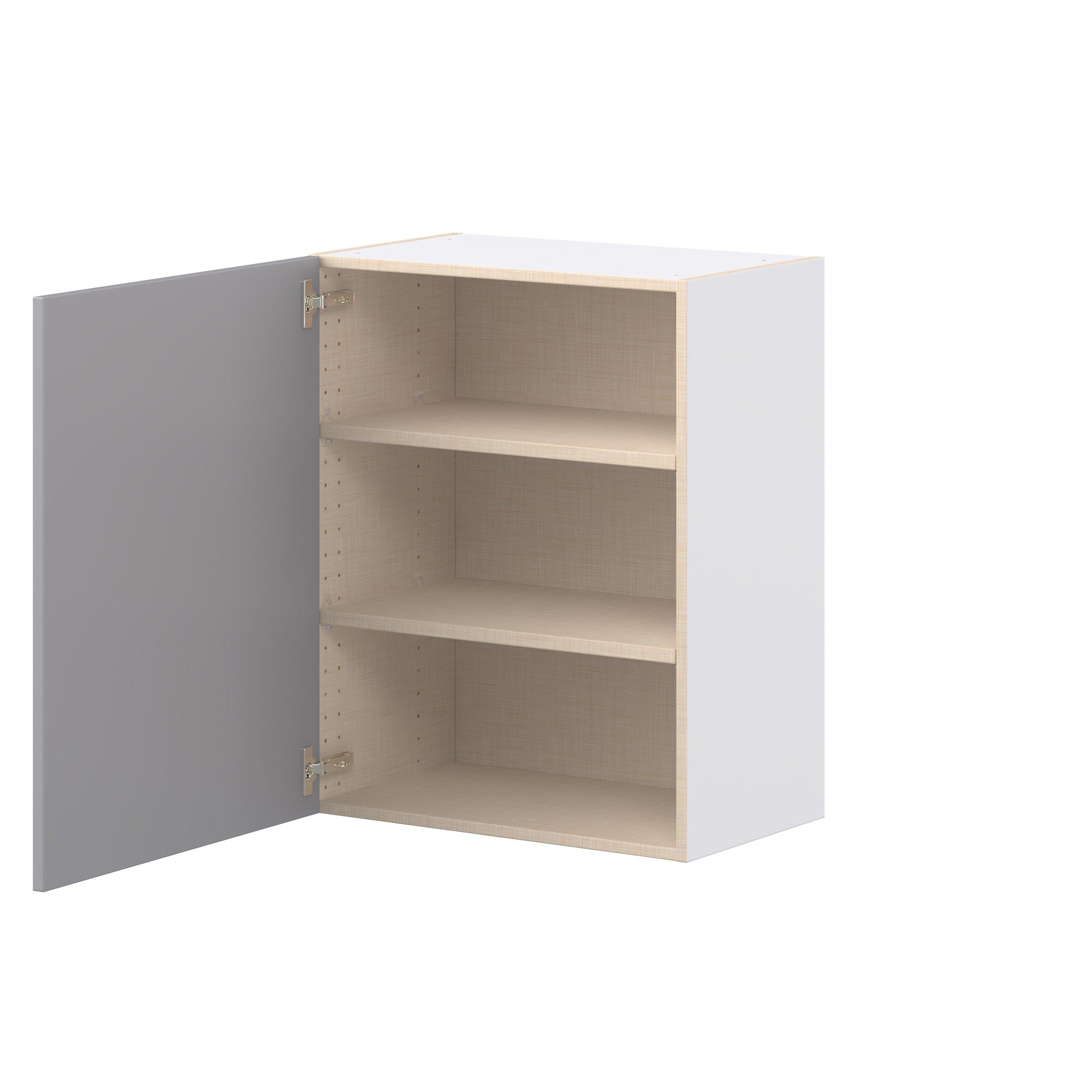 Candler 24 in. Painted Slate Gray Door Wall Cabinet
