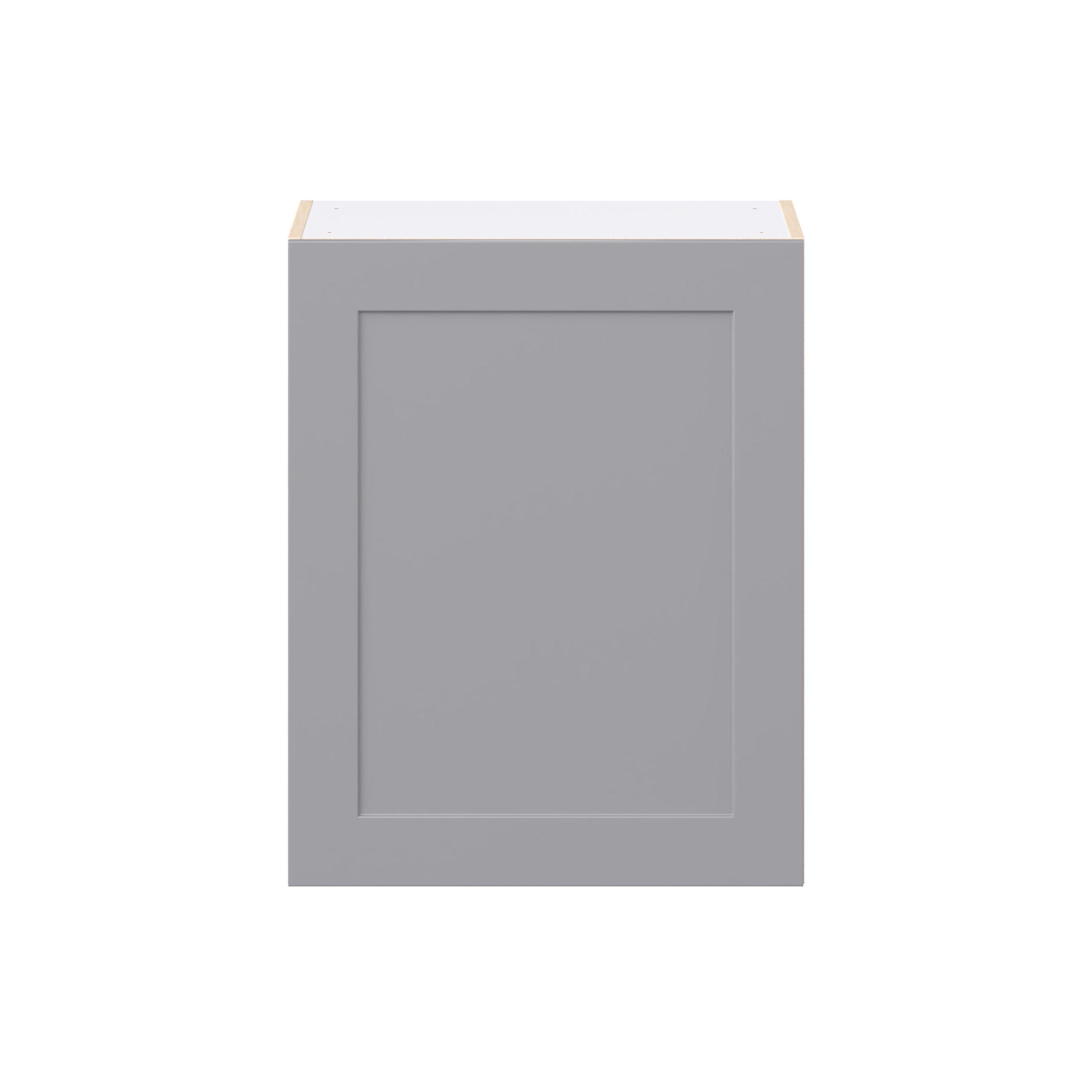 Candler 24 in. Painted Slate Gray Door Wall Cabinet