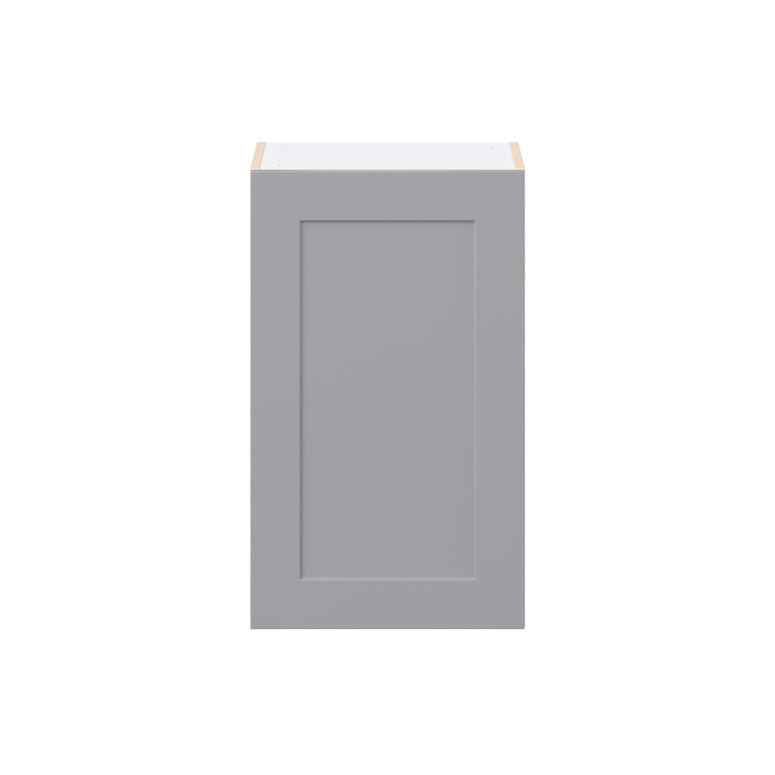 Candler 18 in. Painted Slate Gray Door Wall Cabinet