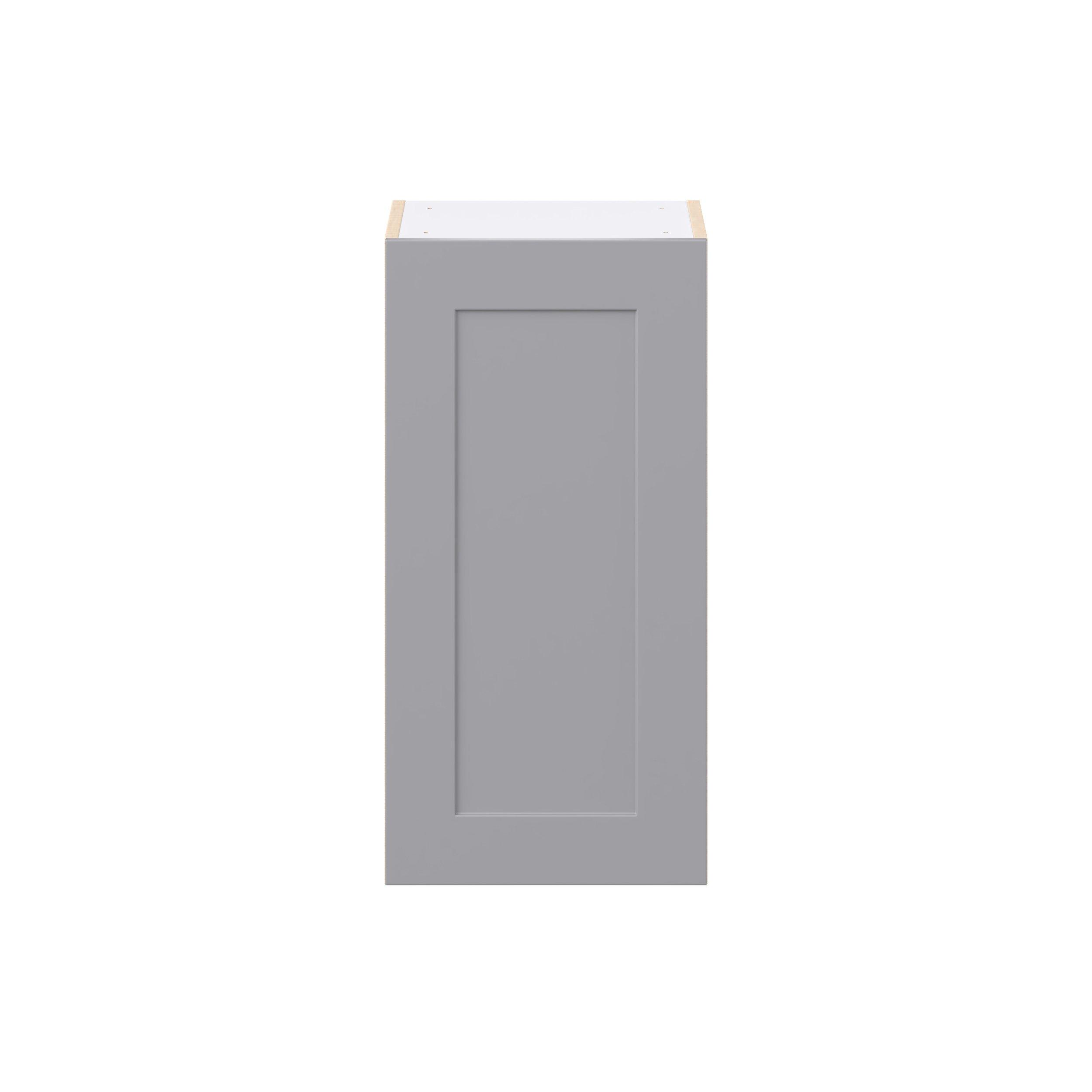 Candler 15 in. Painted Slate Gray Door Wall Cabinet