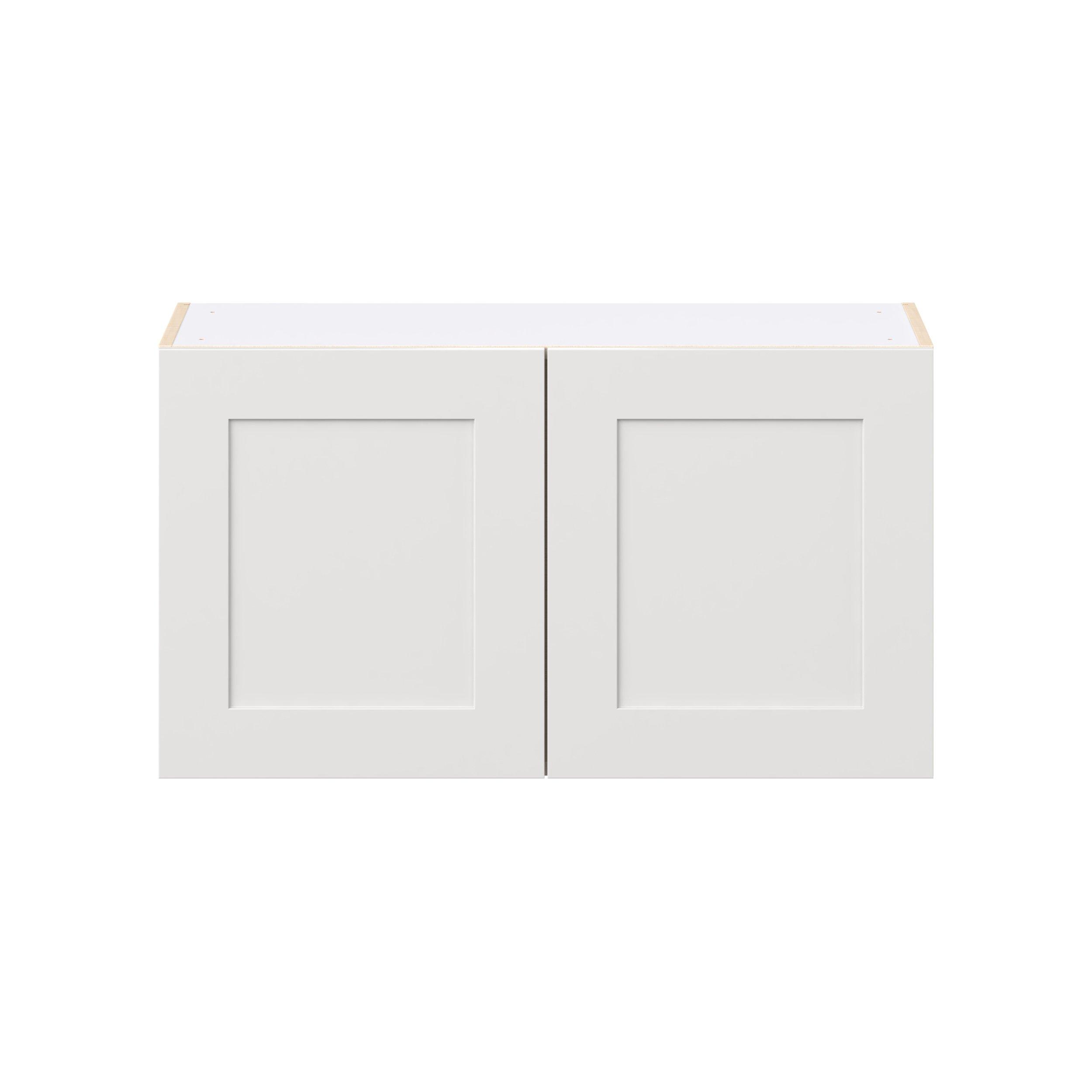 Candler 36 in. Painted Warm White Bridge Wall Cabinet