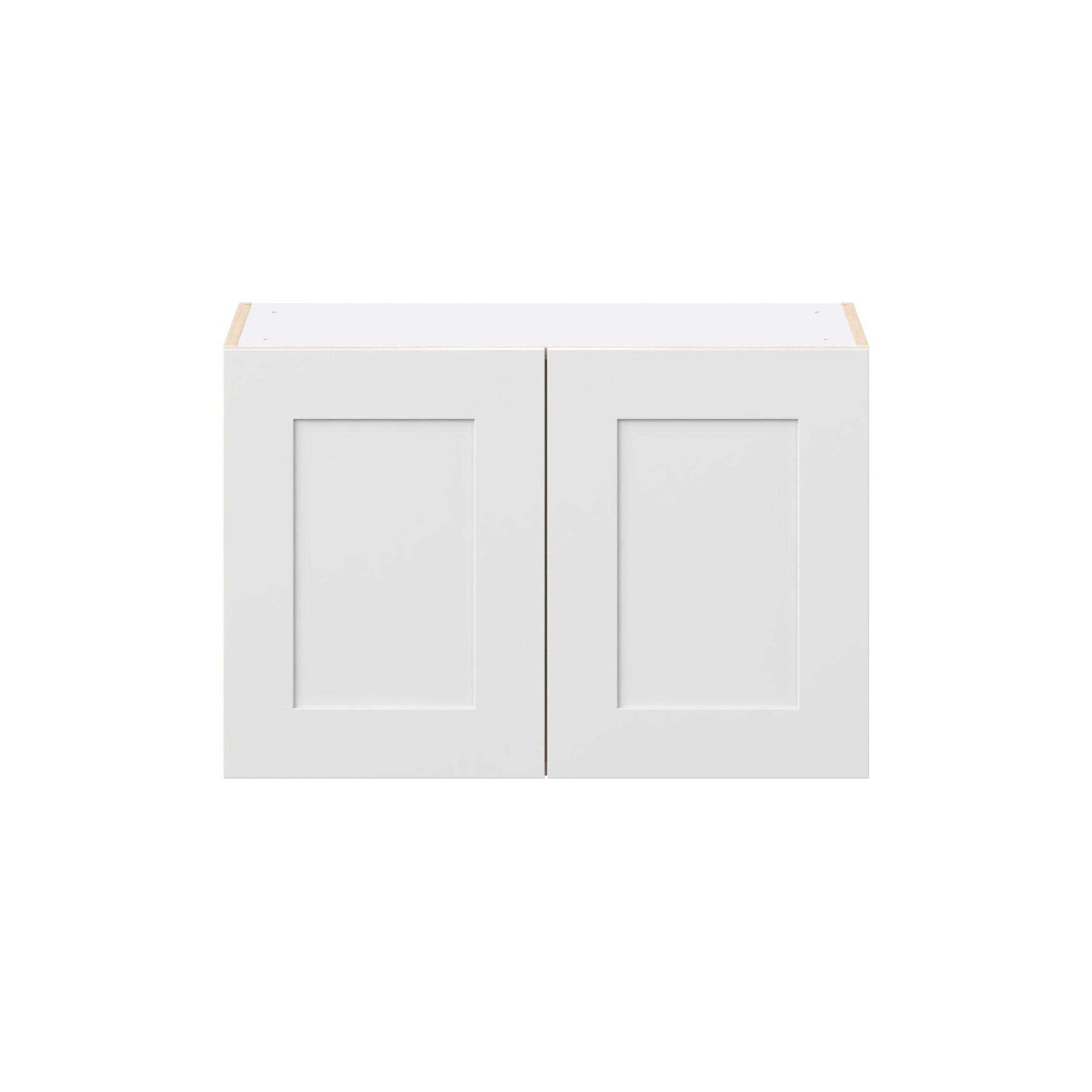 Candler 30 in. Painted Warm White Bridge Wall Cabinet