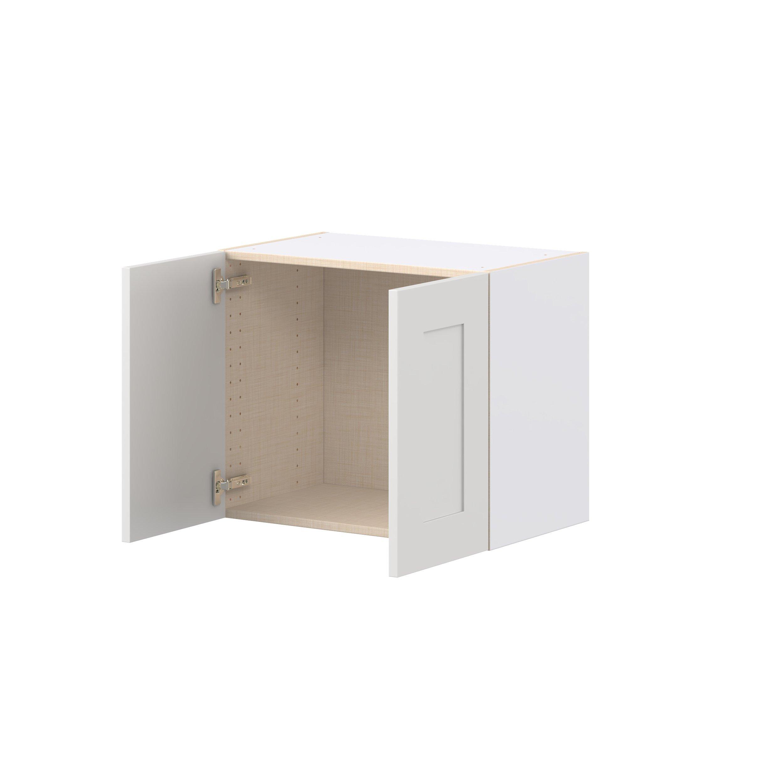 Candler 24 in. Painted Warm White Bridge Wall Cabinet