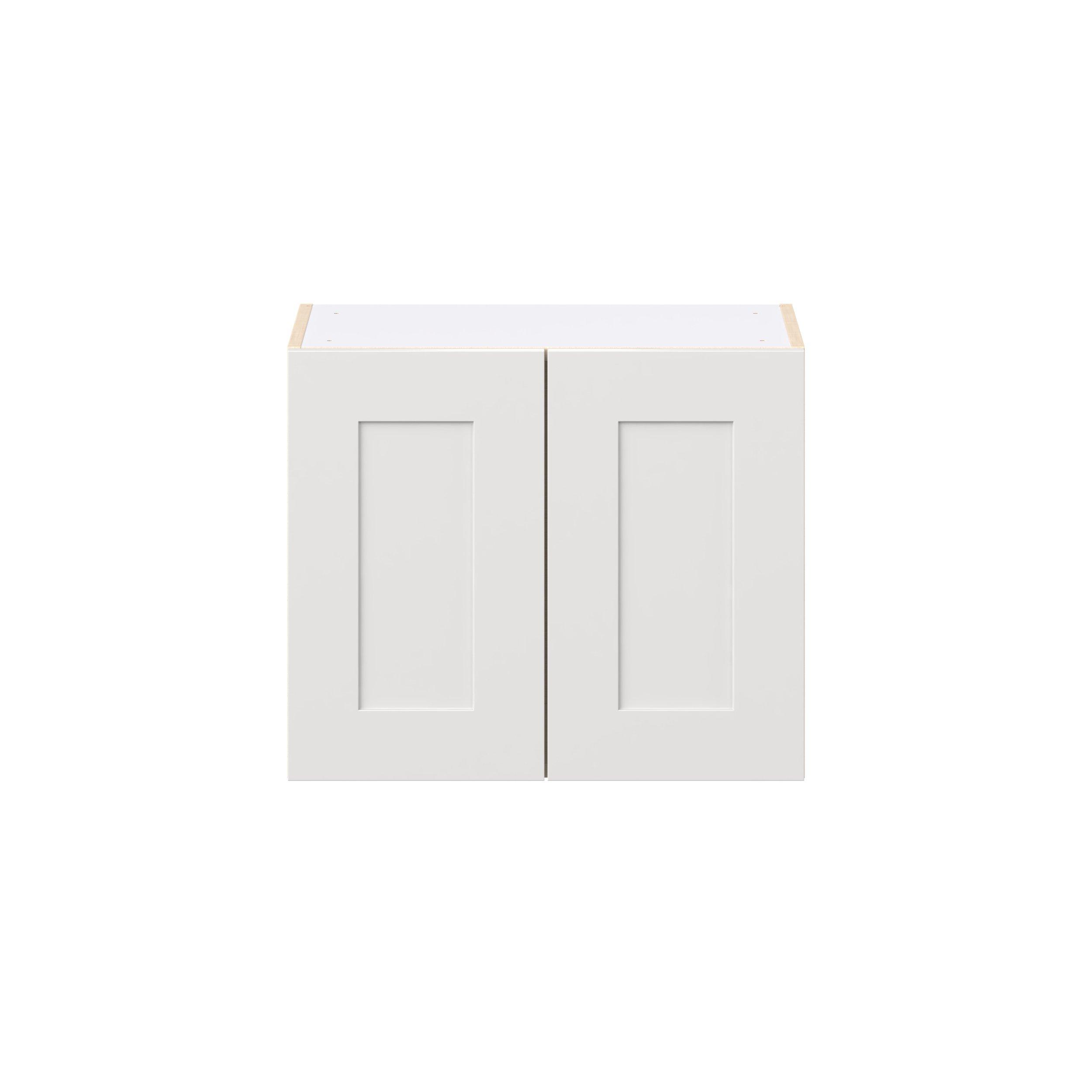 Candler 24 in. Painted Warm White Bridge Wall Cabinet