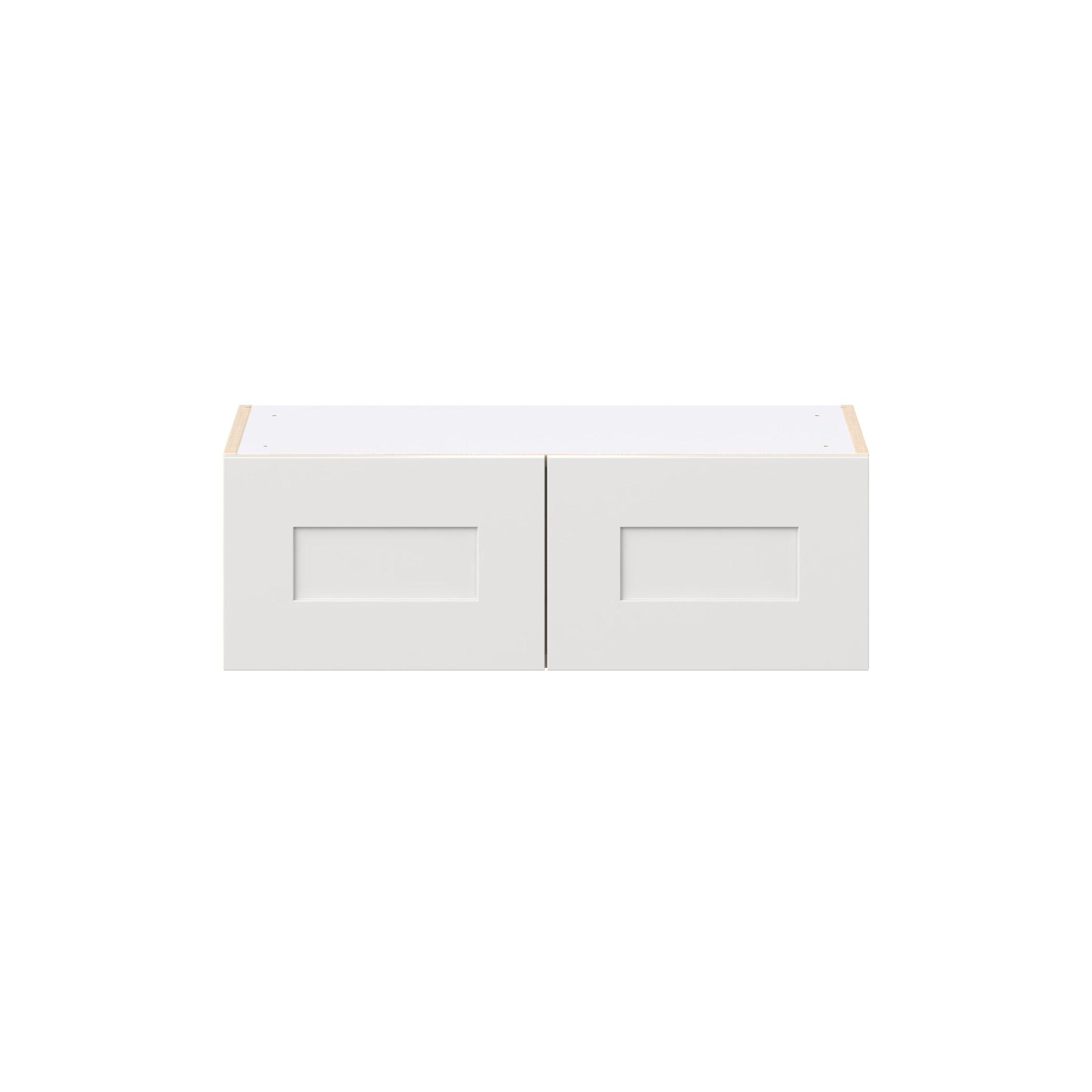 Candler 30 in. Painted Warm White Bridge Wall Cabinet