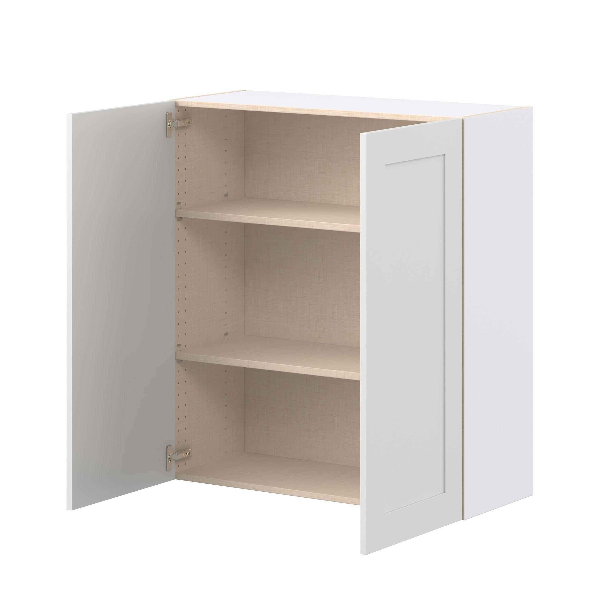 Candler 36 in. Painted Warm White Door Wall Cabinet