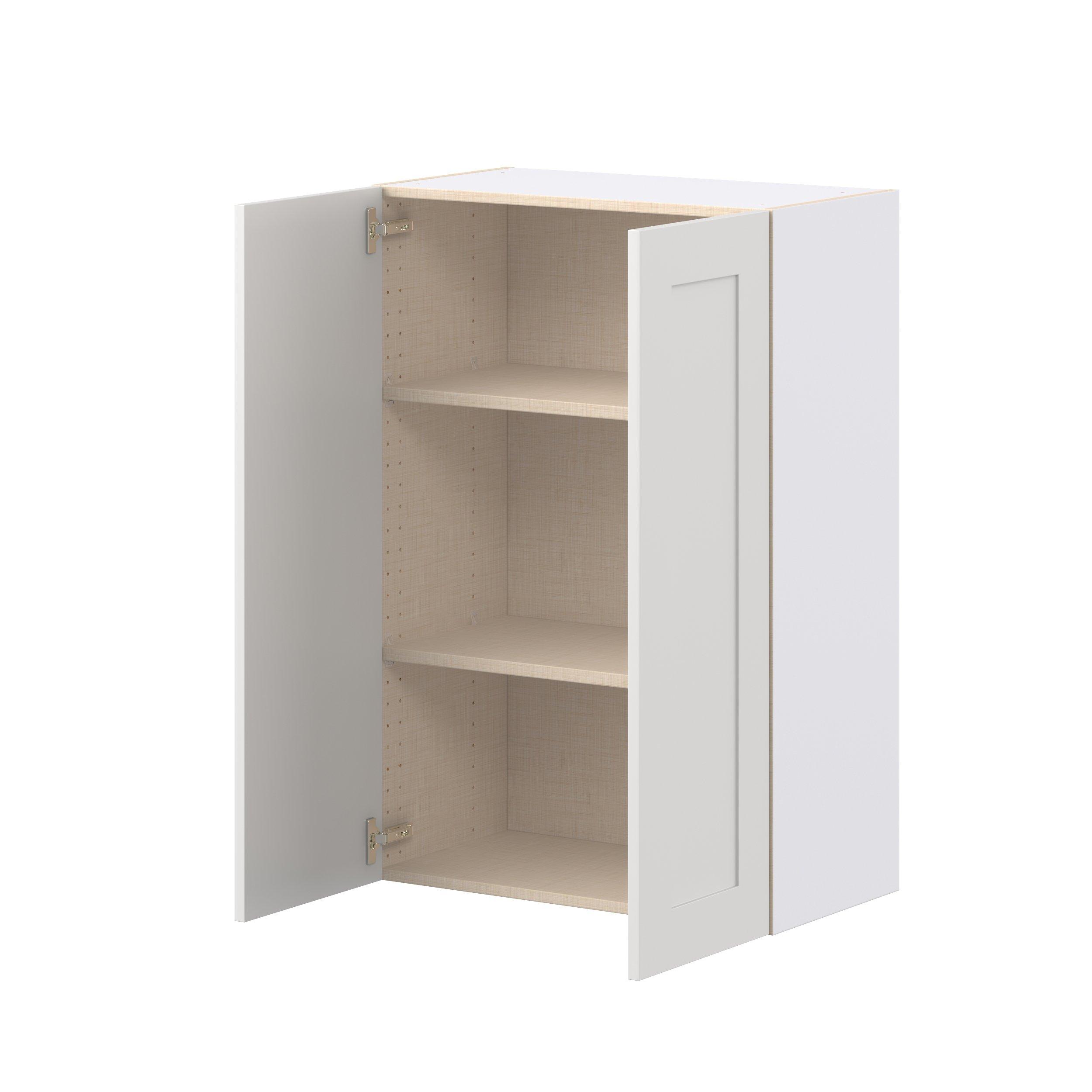 Candler 27 in. Painted Warm White Door Wall Cabinet