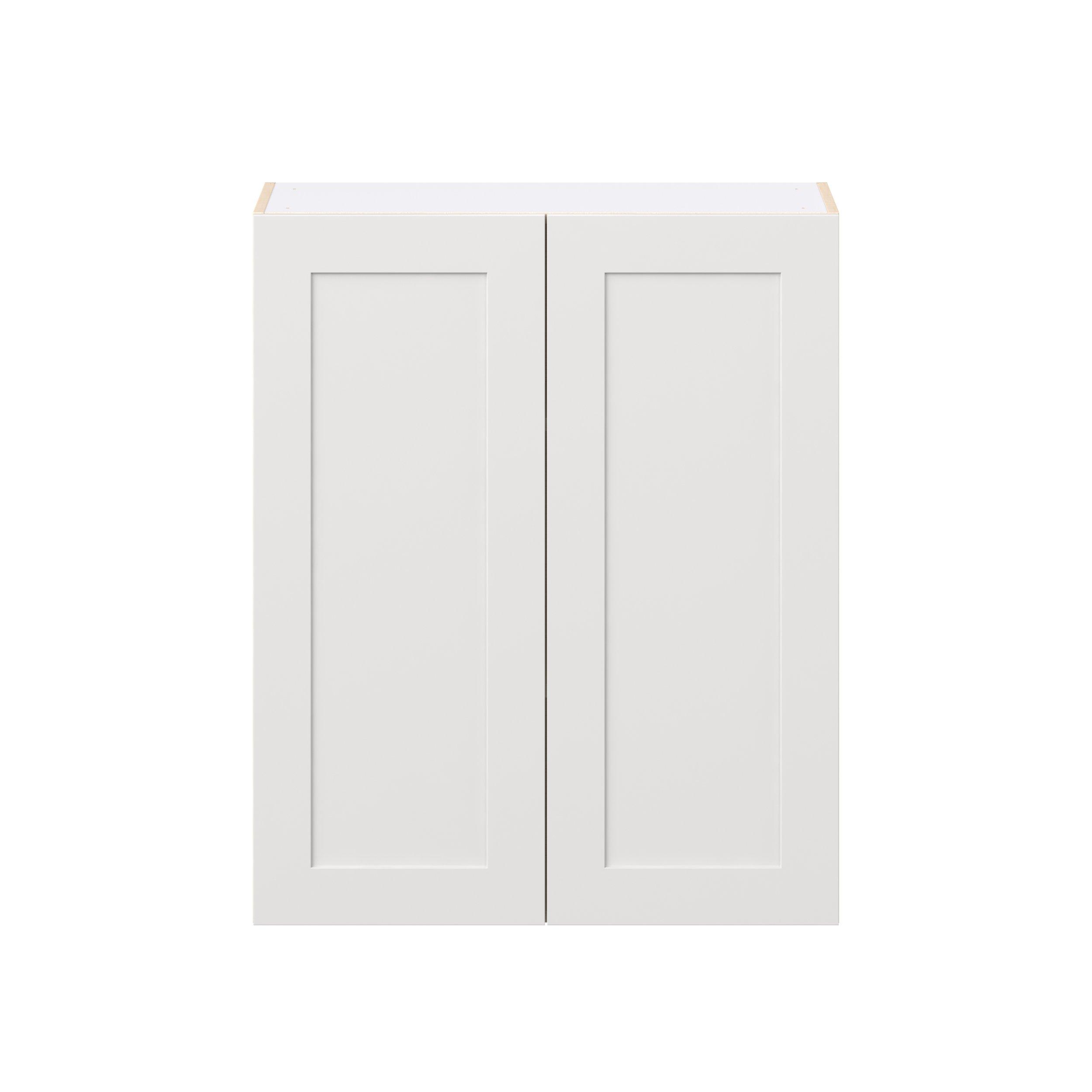 Candler 33 in. Painted Warm White Door Wall Cabinet