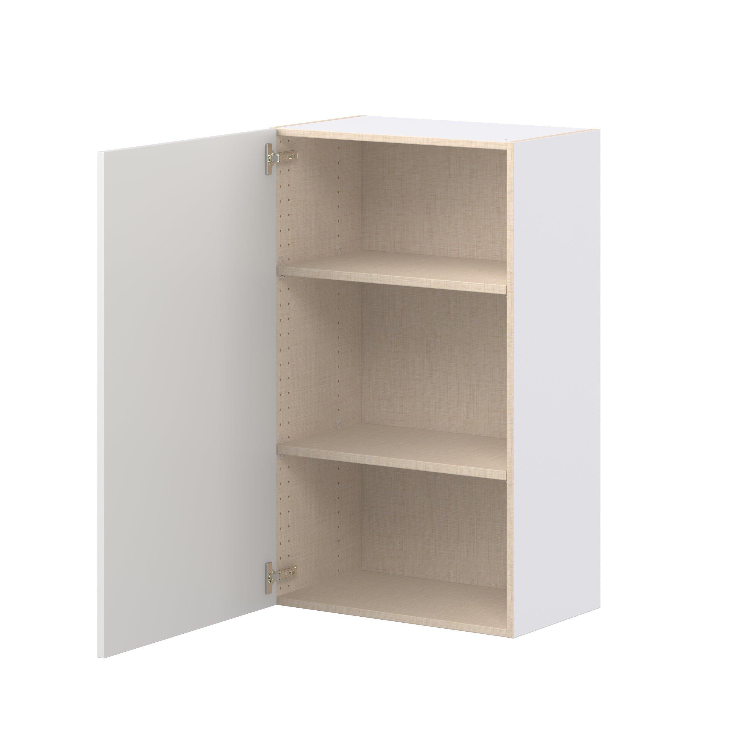 Candler 24 in. Painted Warm White Door Wall Cabinet