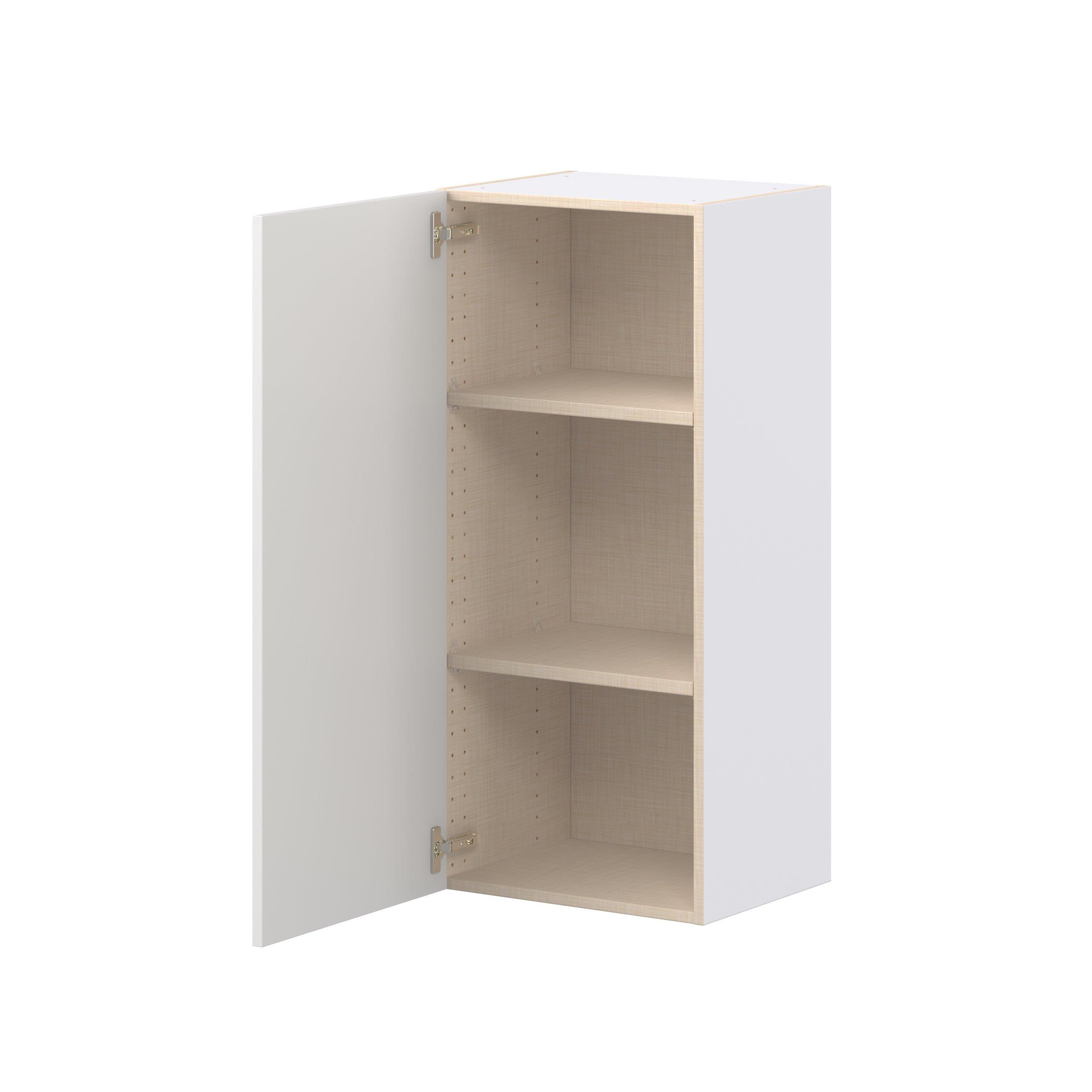 Candler 18 in. Painted Warm White Door Wall Cabinet