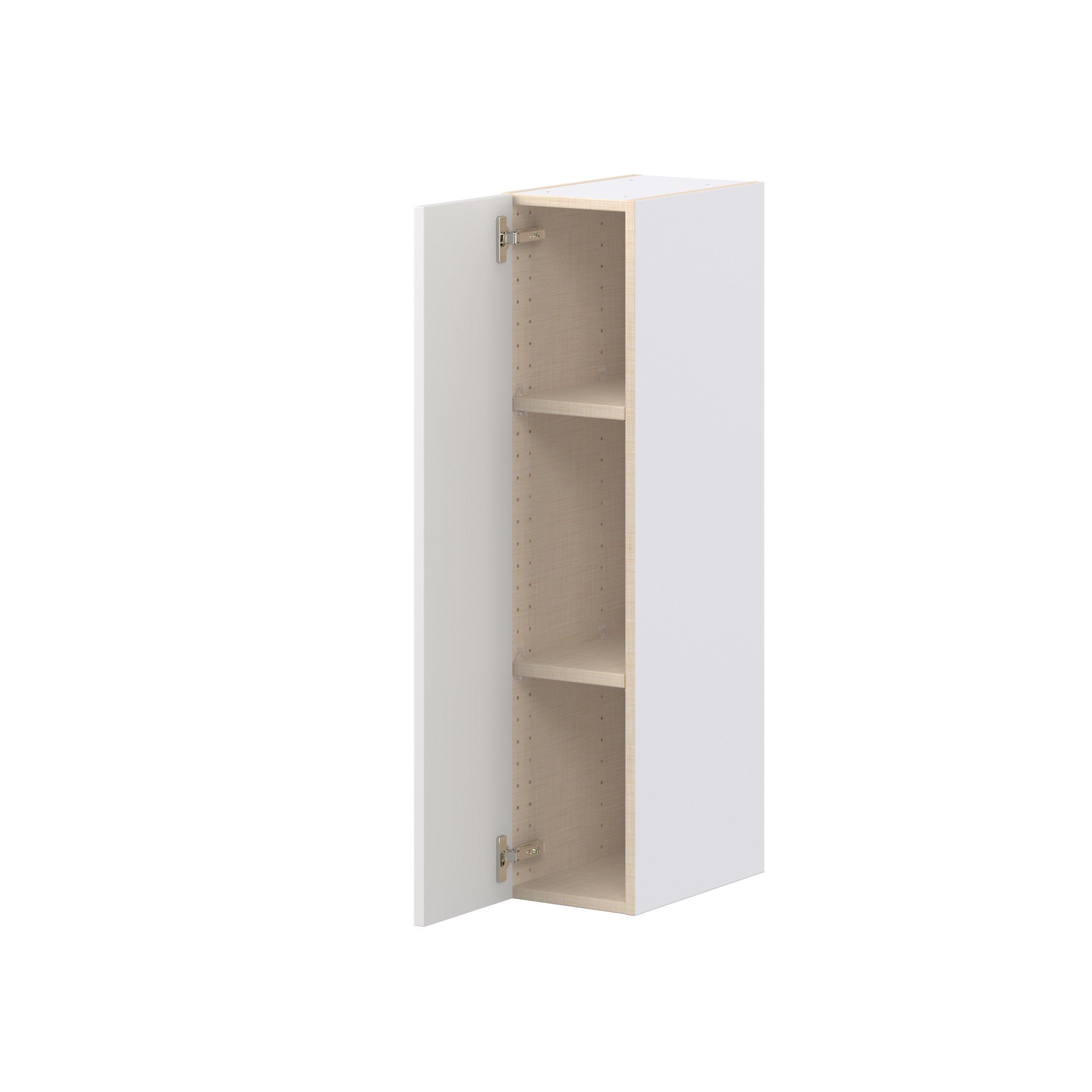 Candler 9 in. Painted Warm White Door Wall Cabinet
