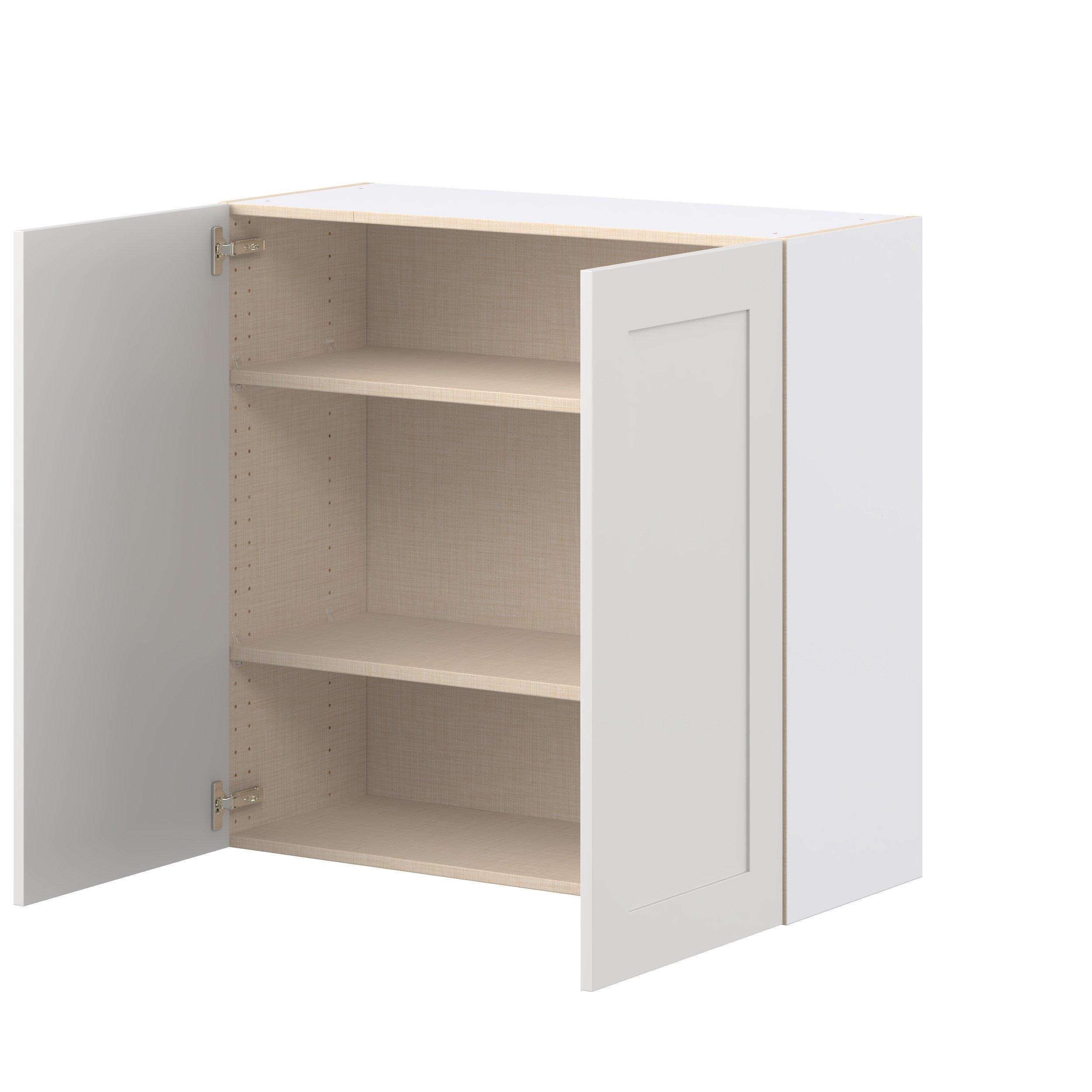 Candler 36 in. Painted Warm White Door Wall Cabinet