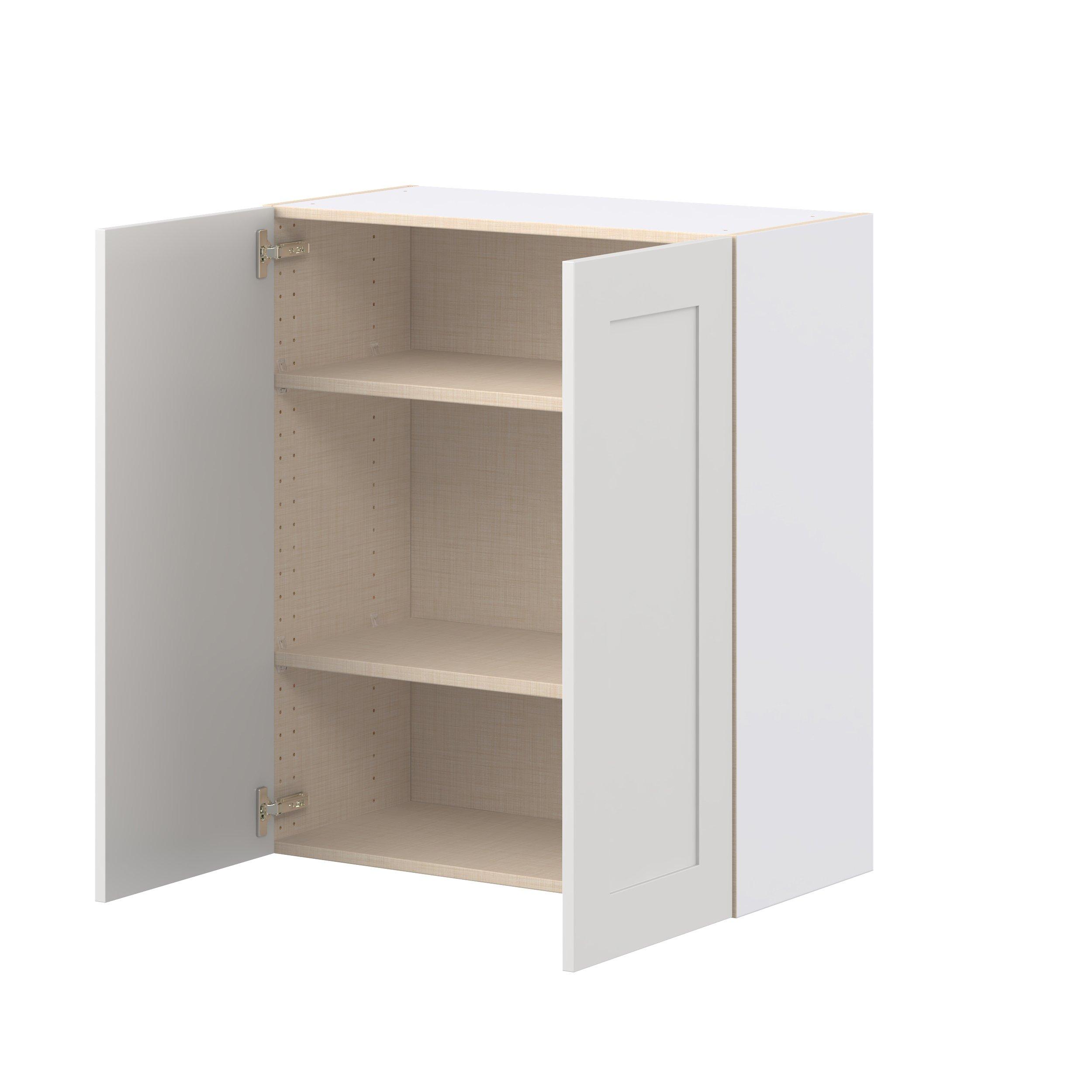 Candler 30 in. Painted Warm White Door Wall Cabinet